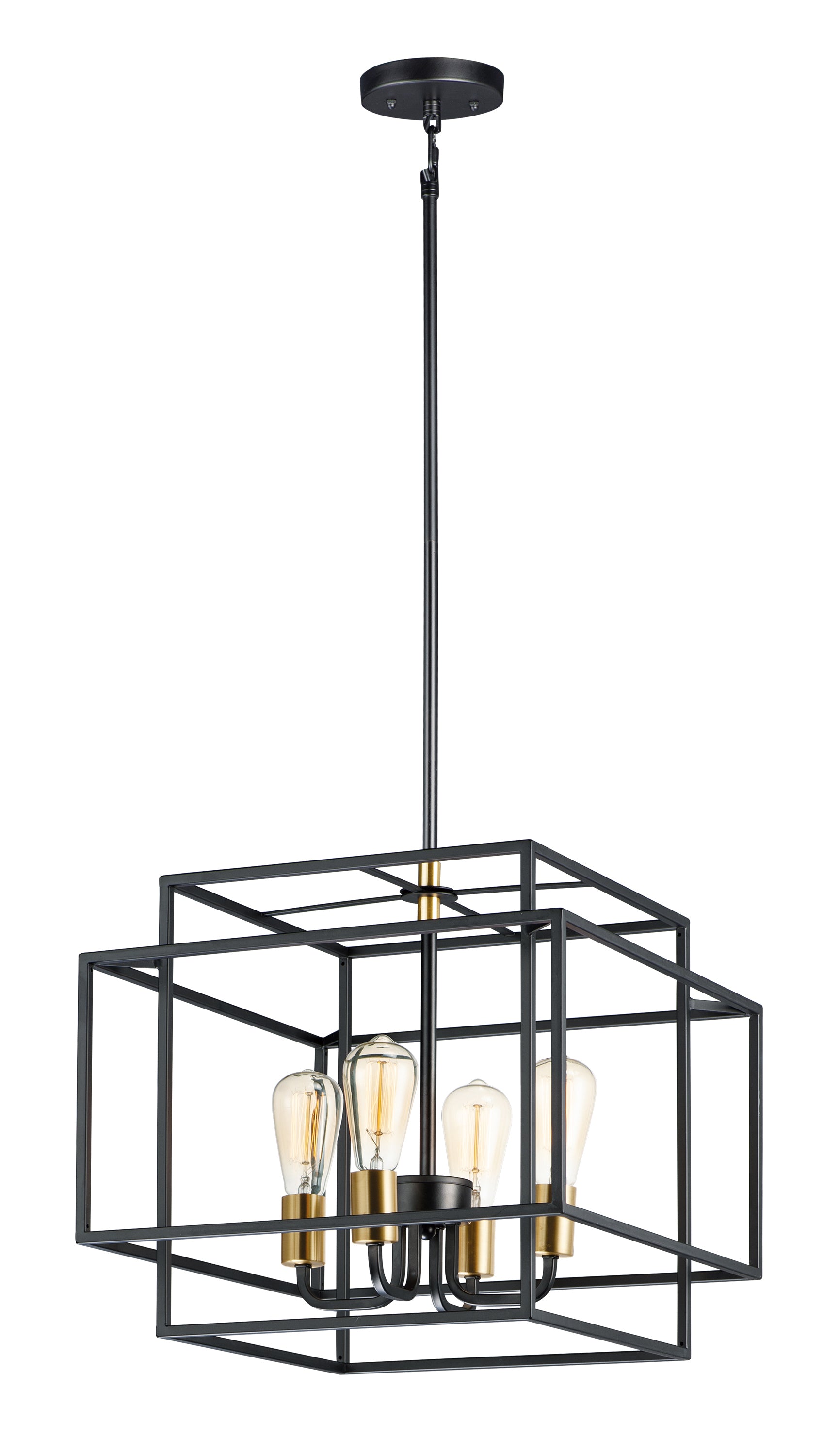 LINER Pendant Black, Gold - 10247BKSBR | MAXIM/ET2