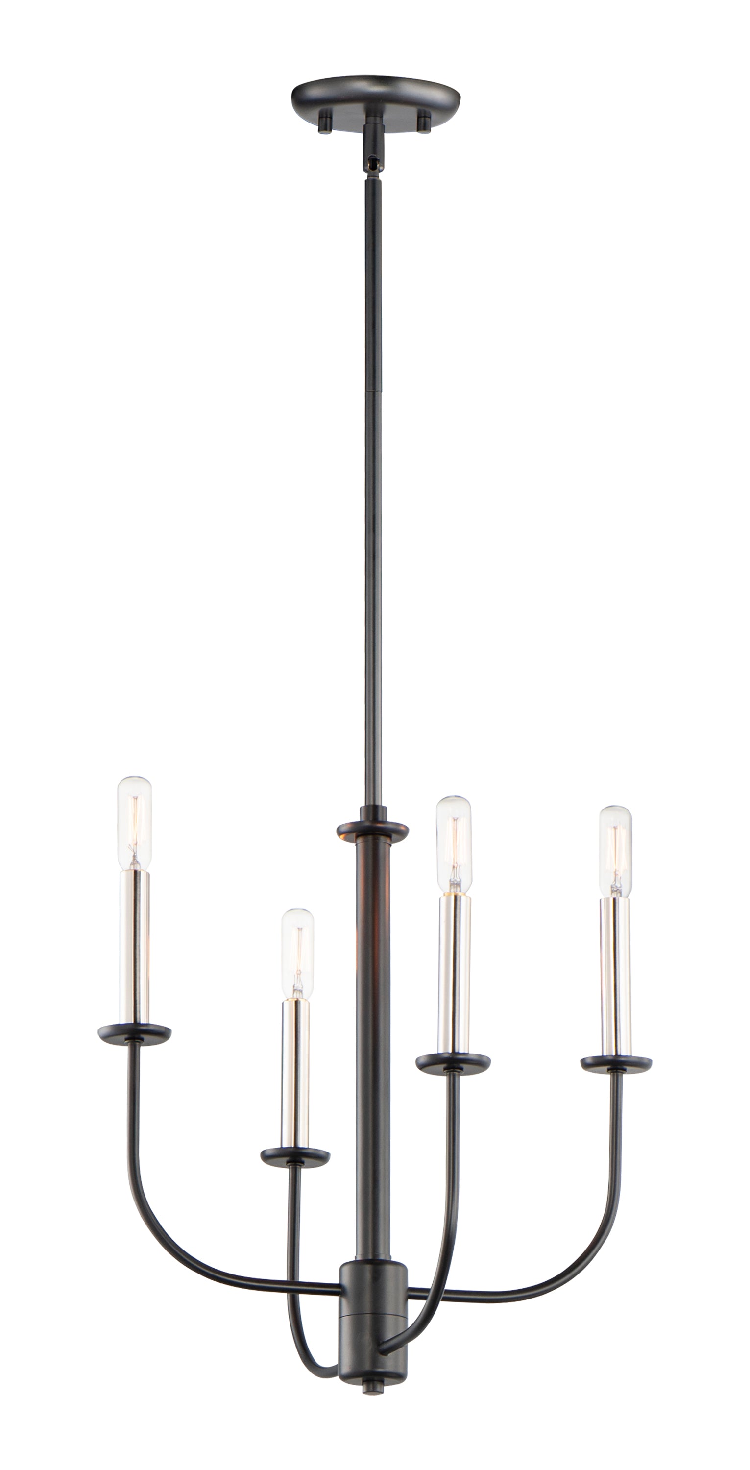WESLEY Sconce Stainless steel, Black - 10324BKSN | MAXIM/ET2