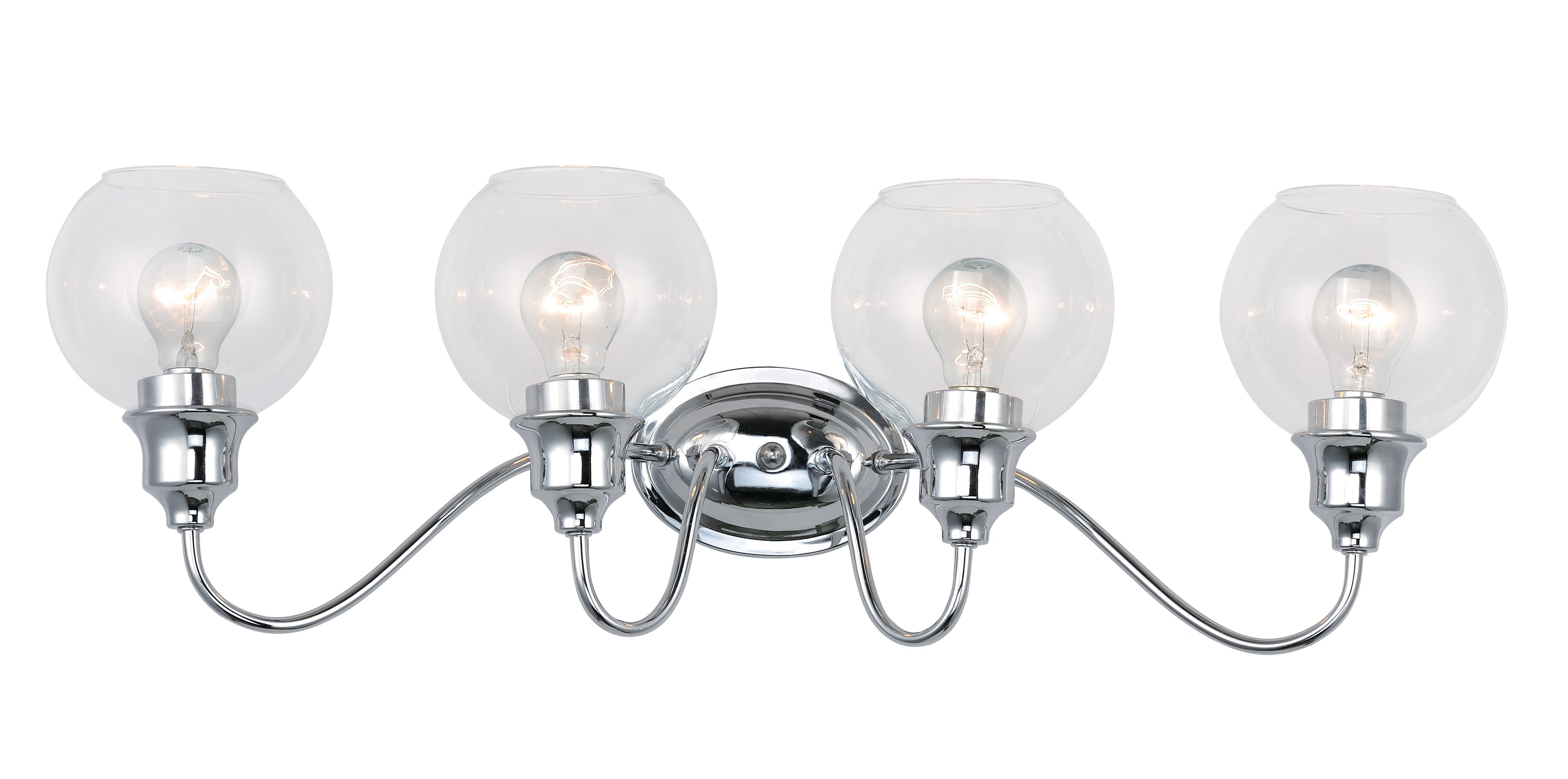 BALLORD Bathroom sconce Chrome - 1114CLPC | MAXIM/ET2
