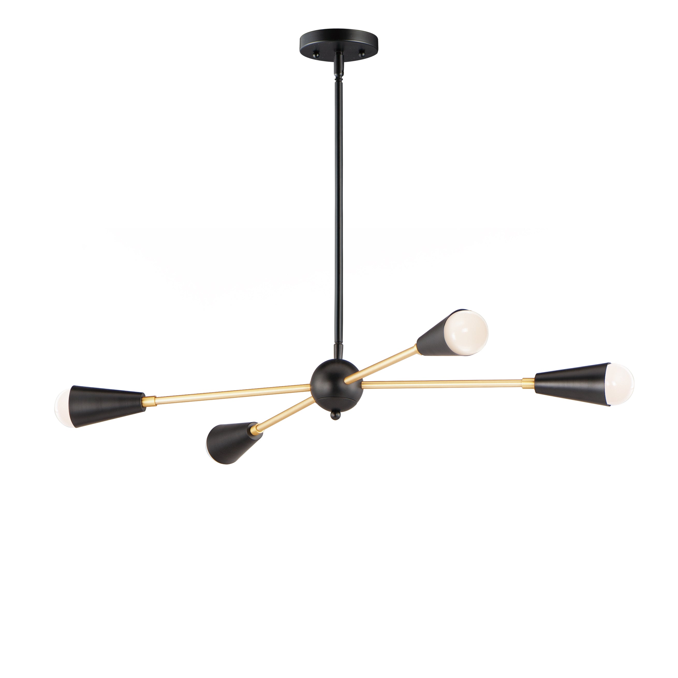 LOVELL Pendant Black, Gold - 11264BKSBR | MAXIM/ET2