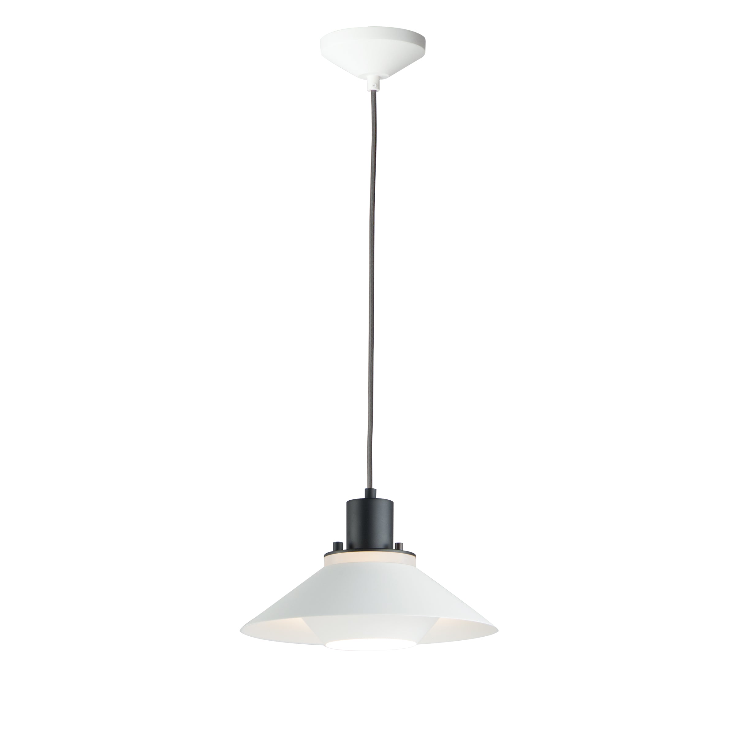 OSLO Suspension simple Noir, Blanc - 11410BKWT | MAXIM/ET2