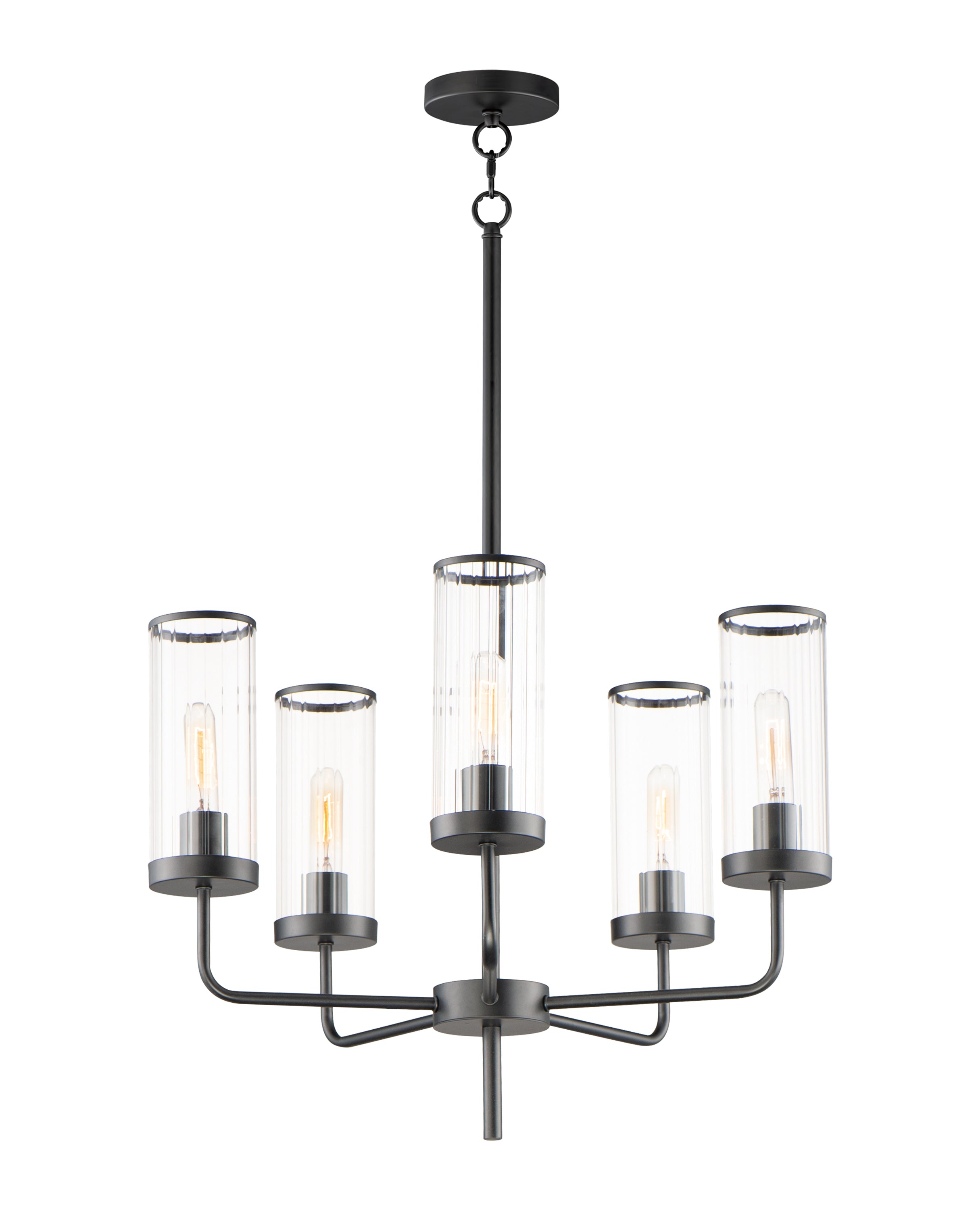 CROSBY Chandelier Noir - 11475CRBK | MAXIM/ET2