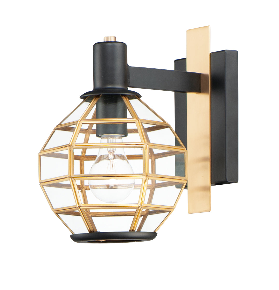 HEIRLOOM Outdoor sconce Black, Gold - 11543BKBUB | MAXIM/ET2