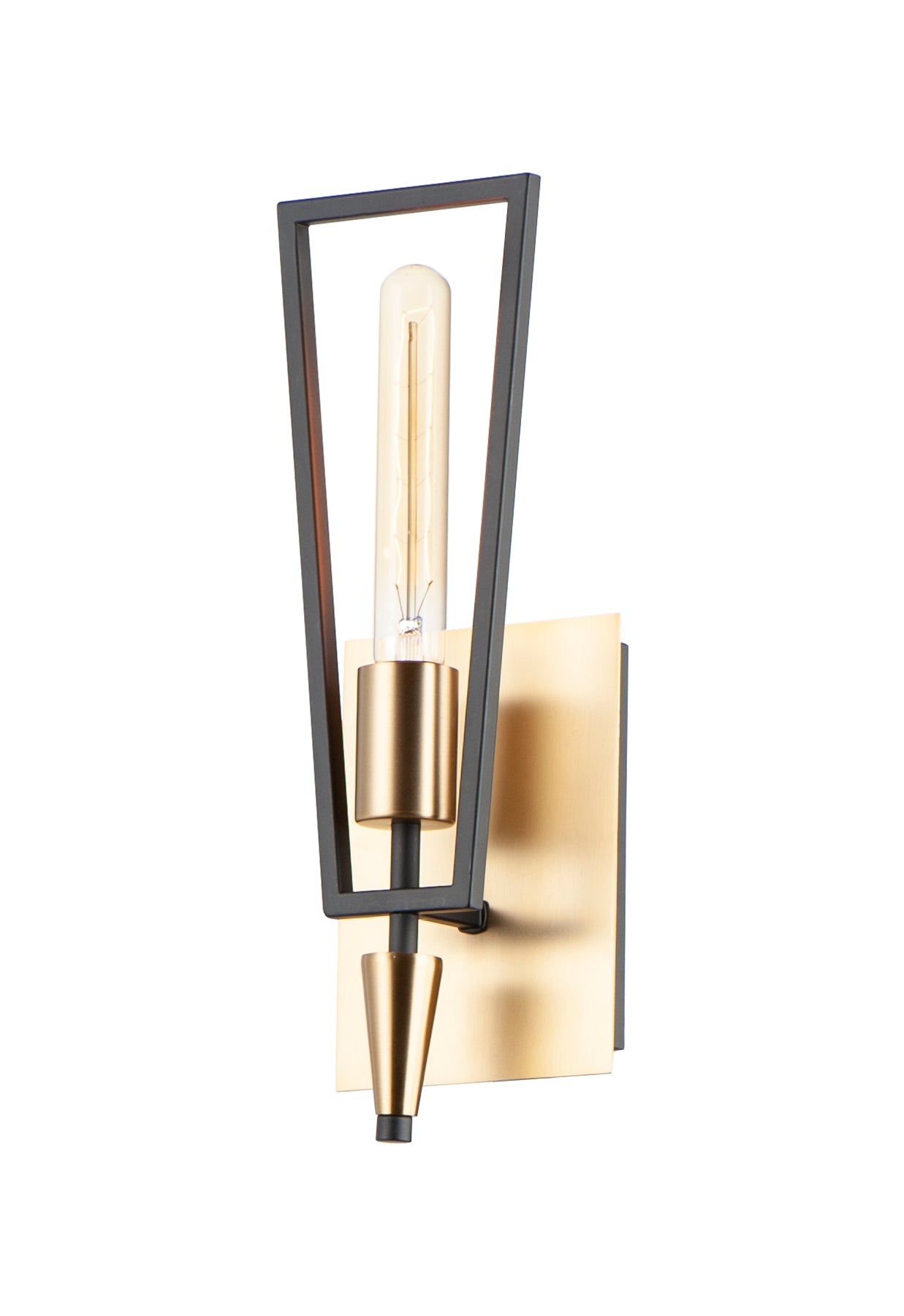 WINGS Sconce Black, Gold - 11651BKSBR | MAXIM/ET2