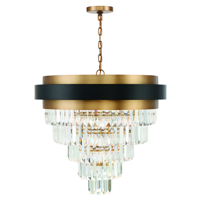 MARQUISE Suspension Noir, Or - 1-1668-9-143 | SAVOYS