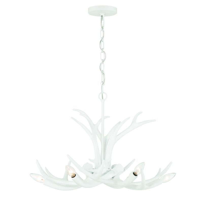 DANIELS Chandelier Blanc - 1-1761-6-80 | SAVOYS