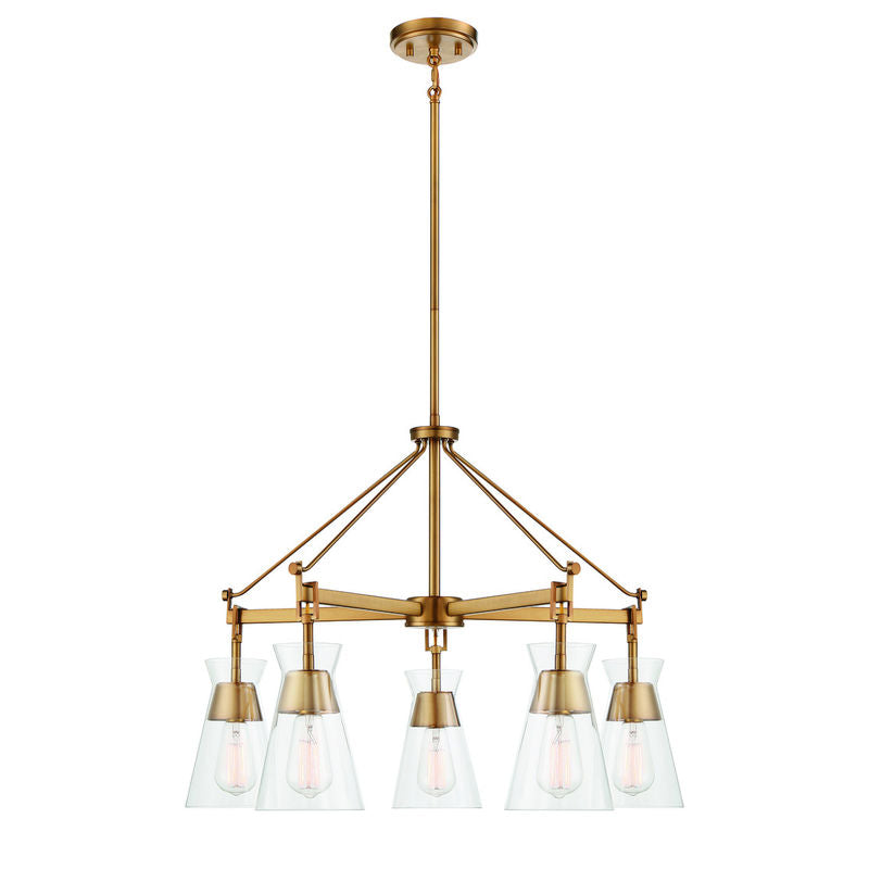 LAKEWOOD Chandelier Gold - 1-1832-5-322 | SAVOYS