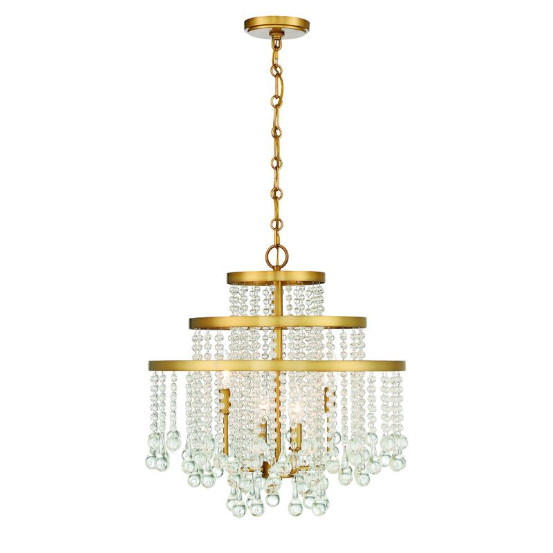 LUNA Chandelier Or - 1-1866-4-322 | SAVOY HOUSE