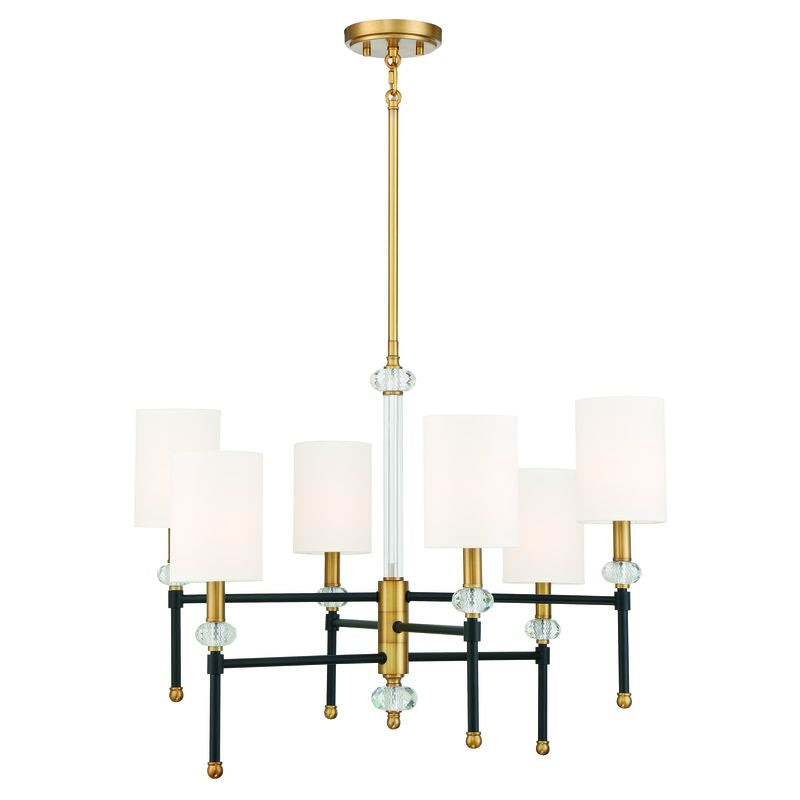 TIVOLI Chandelier Noir, Or - 1-1887-6-143 | SAVOYS