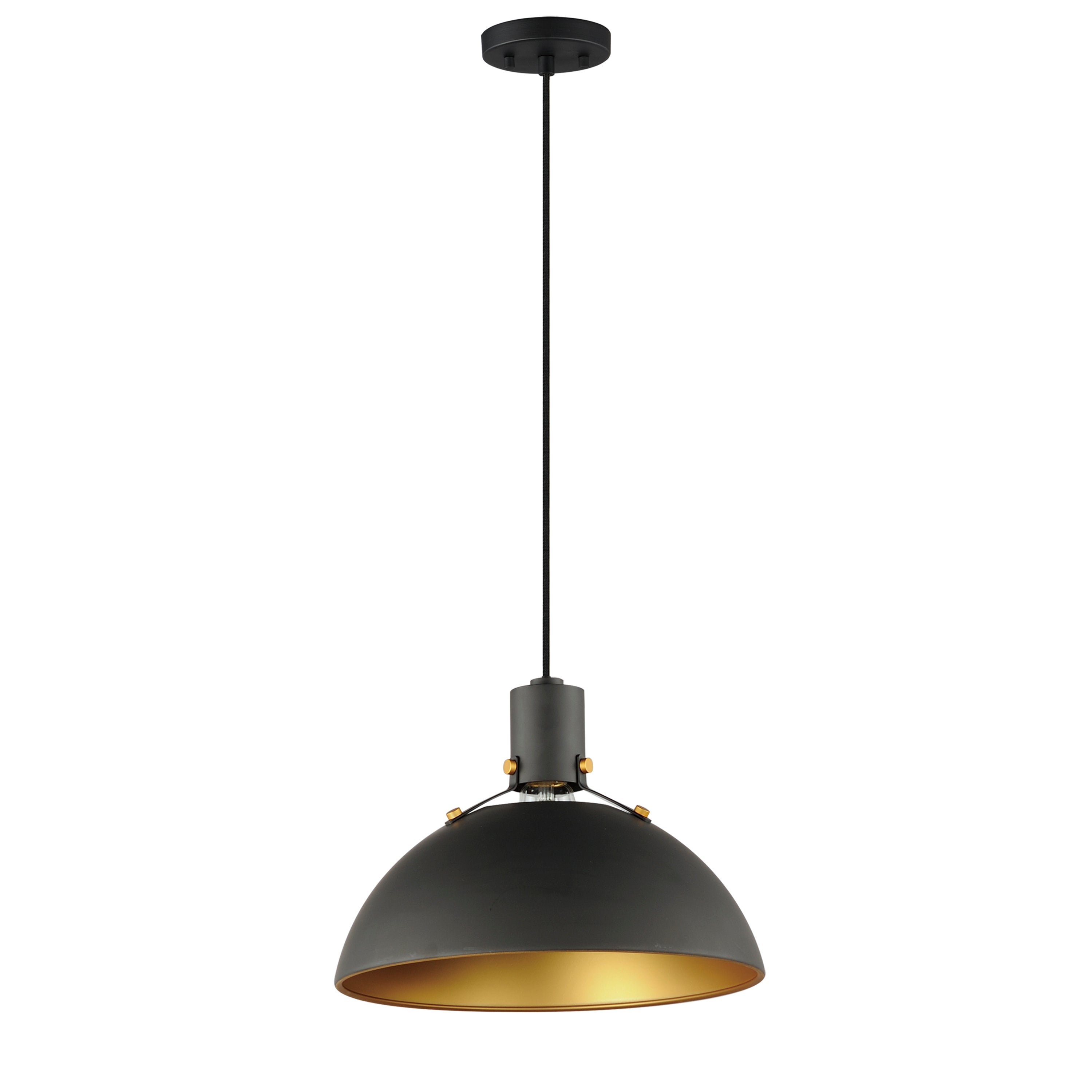 DAWN Suspension simple Or, Noir - 12042ABBK | MAXIM/ET2