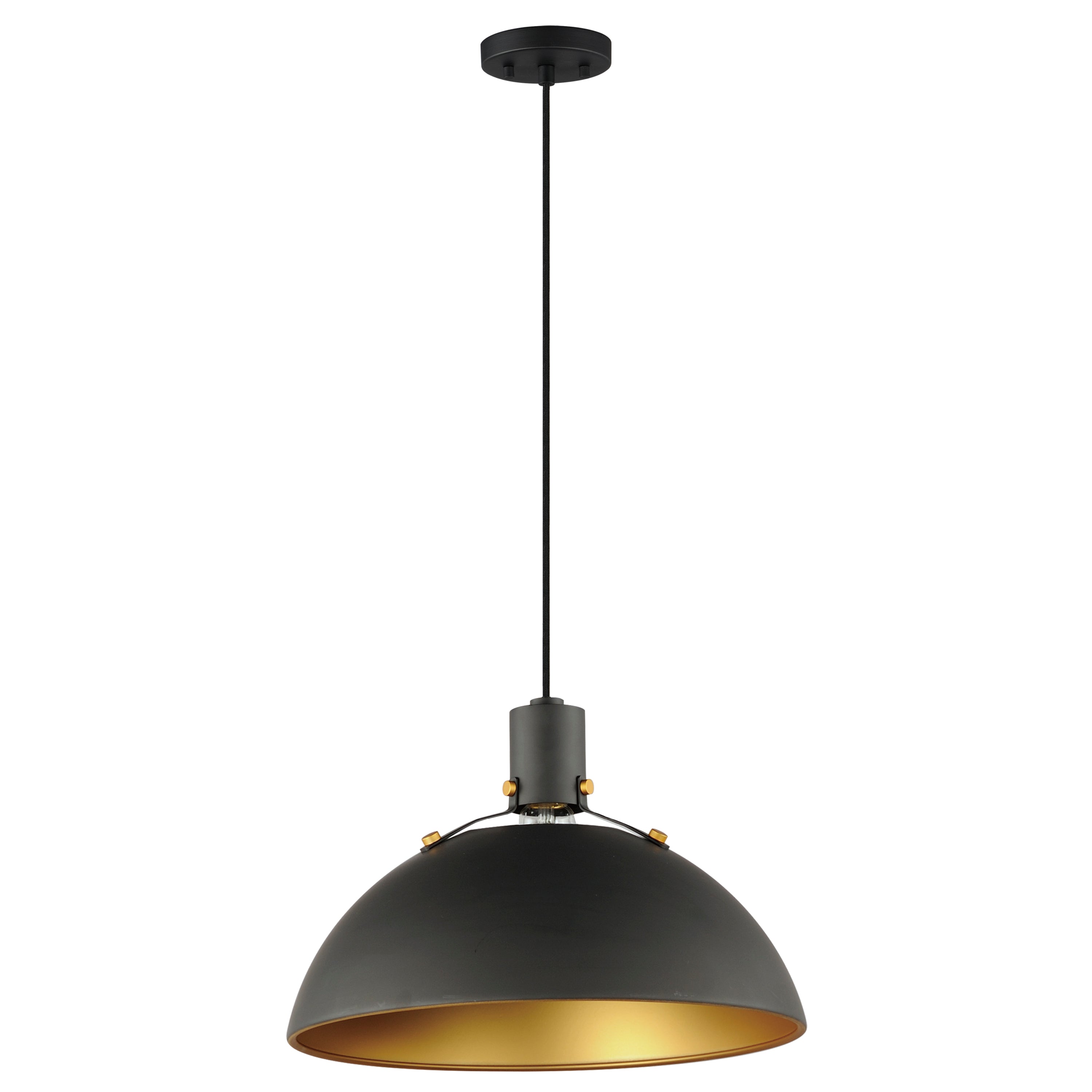 DAWN Pendant Gold, Black - 12048ABBK | MAXIM/ET2