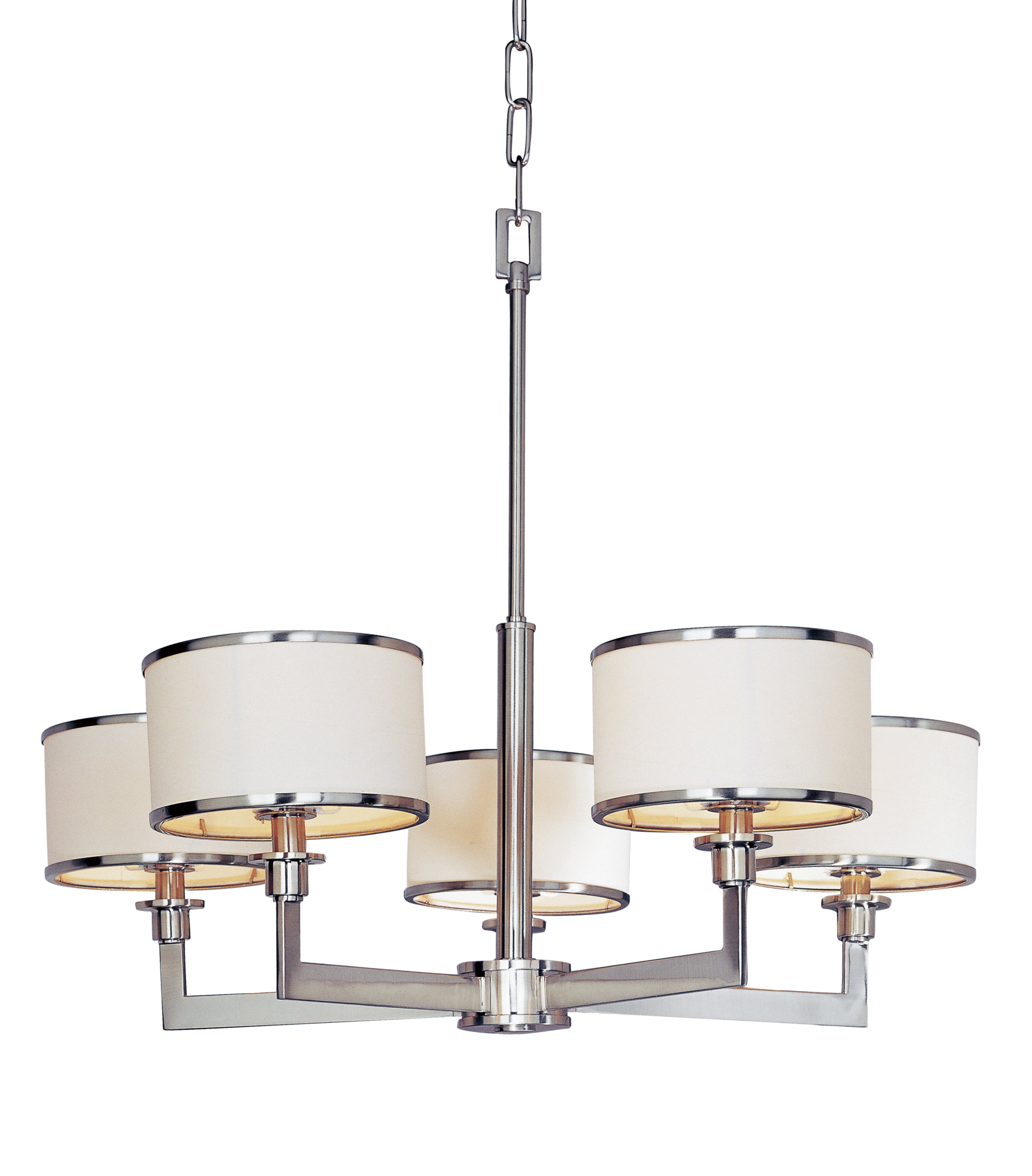 NEXUS Chandelier Nickel - 12055WTSN | MAXIM/ET2