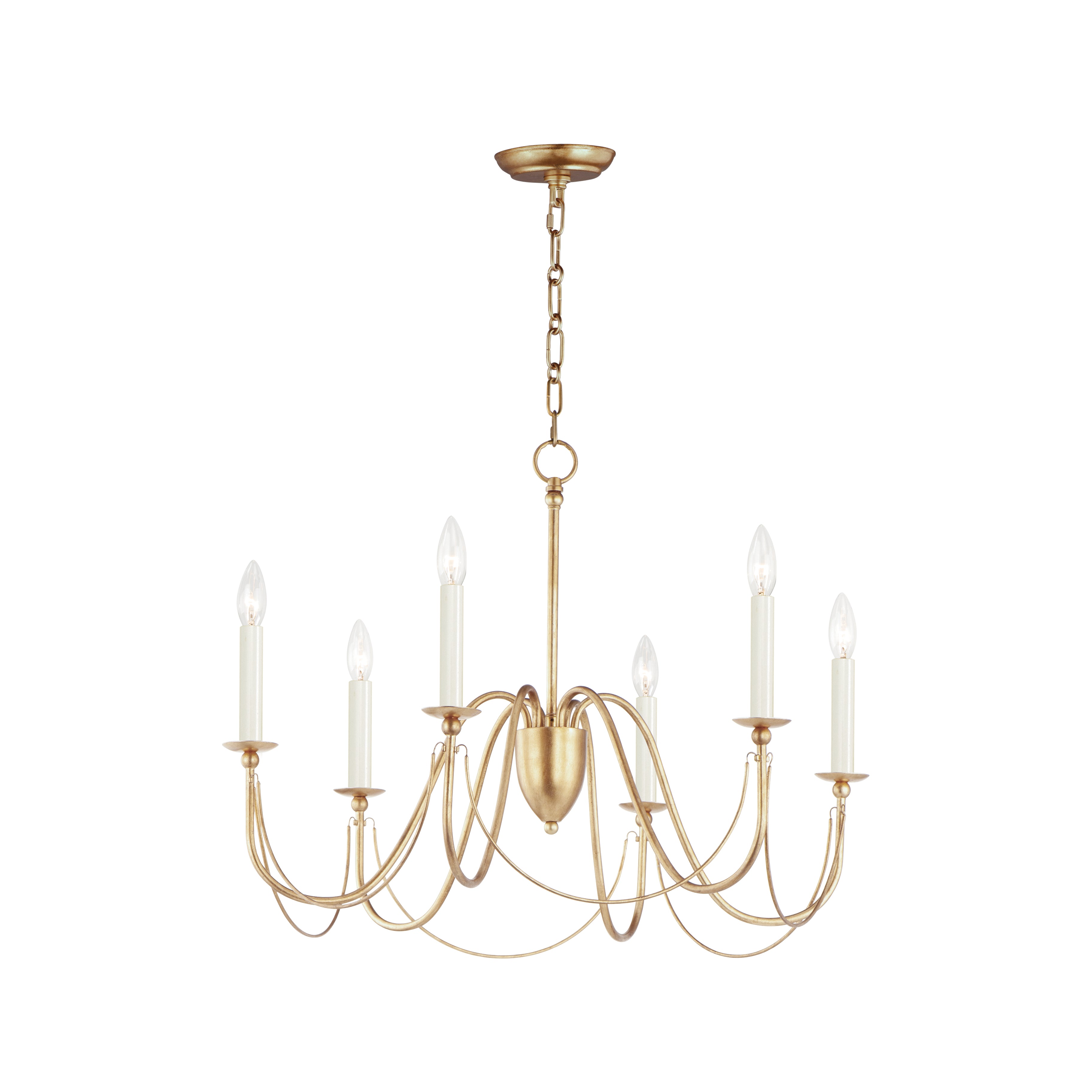 PLUMETTE Chandelier Gold - 12166GL | MAXIM/ET2