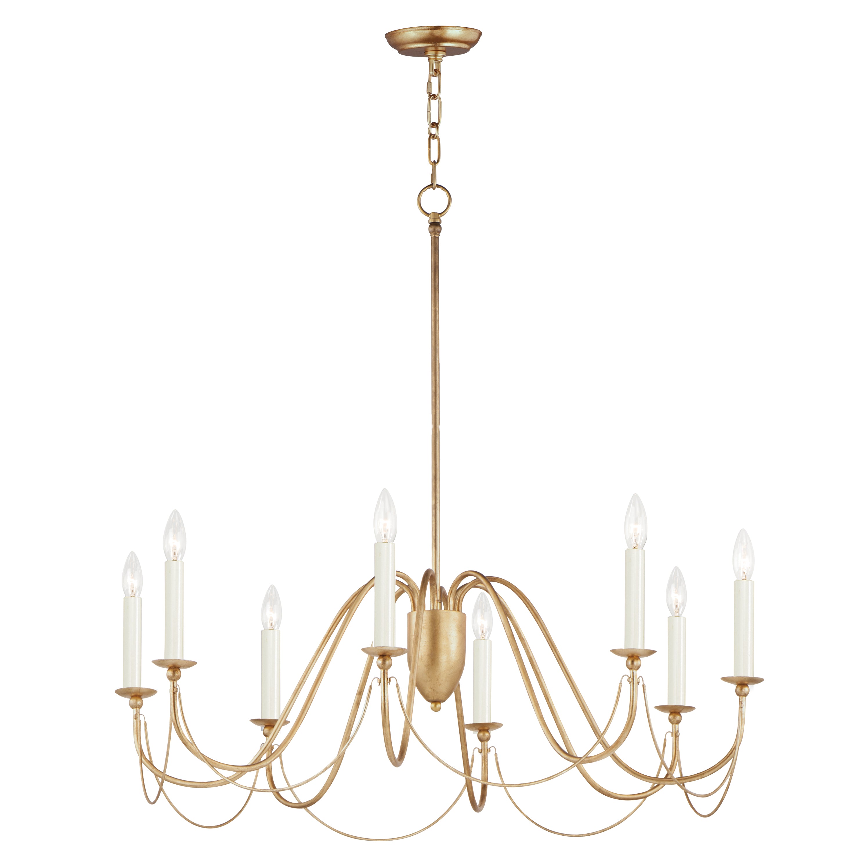 PLUMETTE Chandelier Gold - 12168GL | MAXIM/ET2