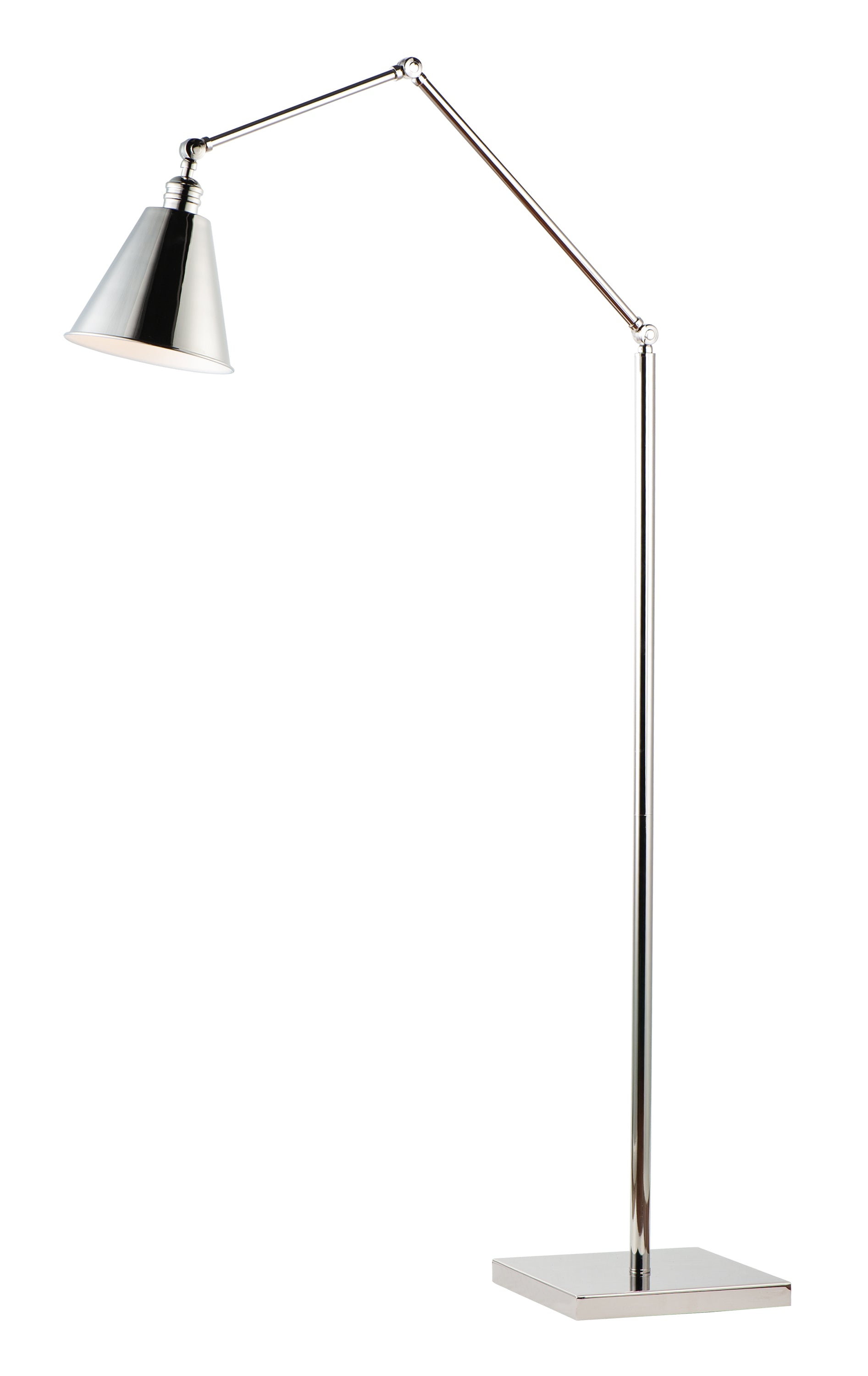 LIBRARY Floor lamp Nickel - 12228PN | MAXIM/ET2