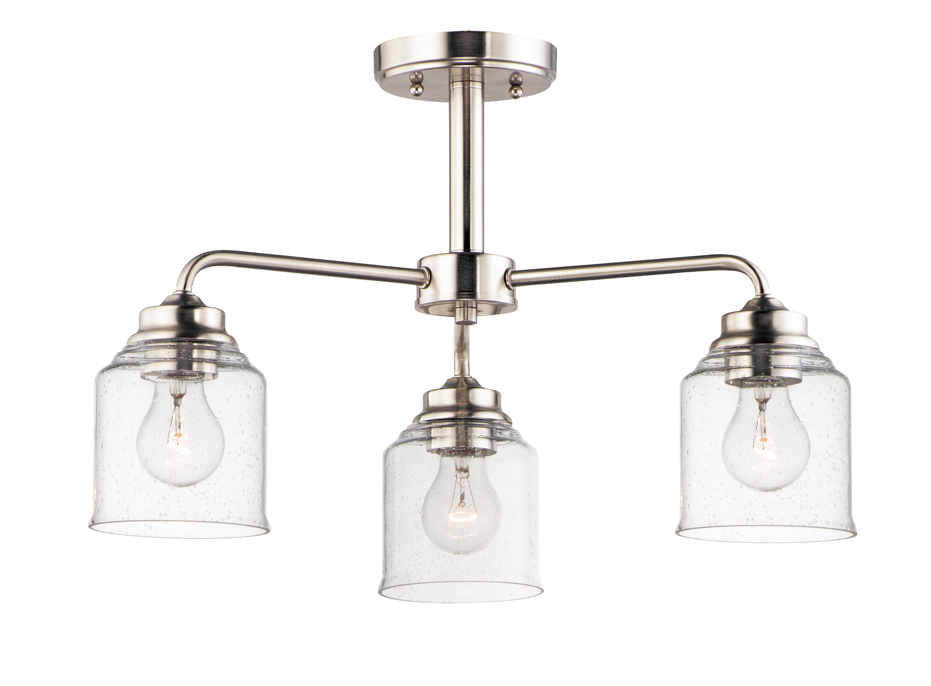 ACADIA Chandelier Nickel - 12260CDSN | MAXIM/ET2