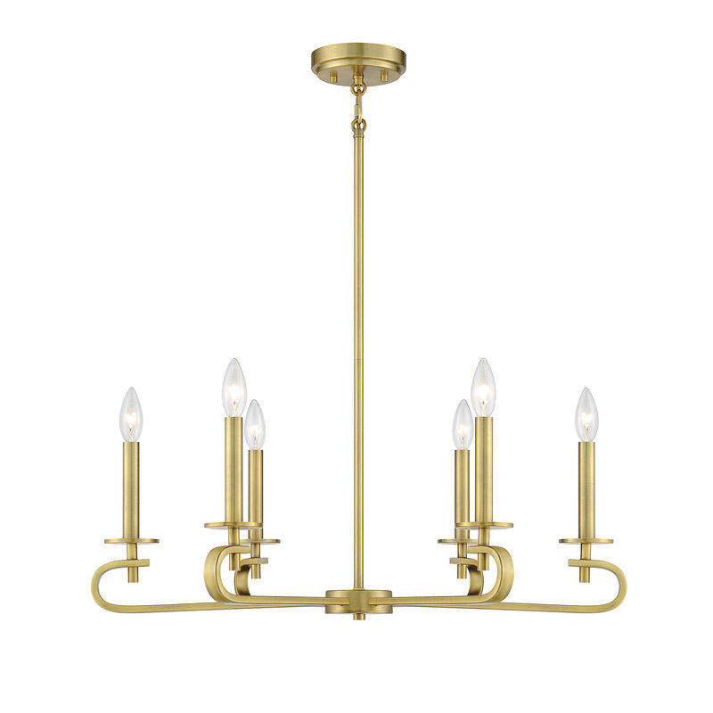 TORINO Chandelier Or - 1-2450-6-322 | SAVOYS