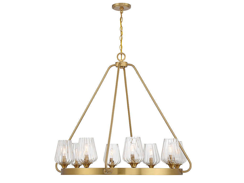 CARLTON Chandelier Or - 1-3394-8-322 | SAVOYS