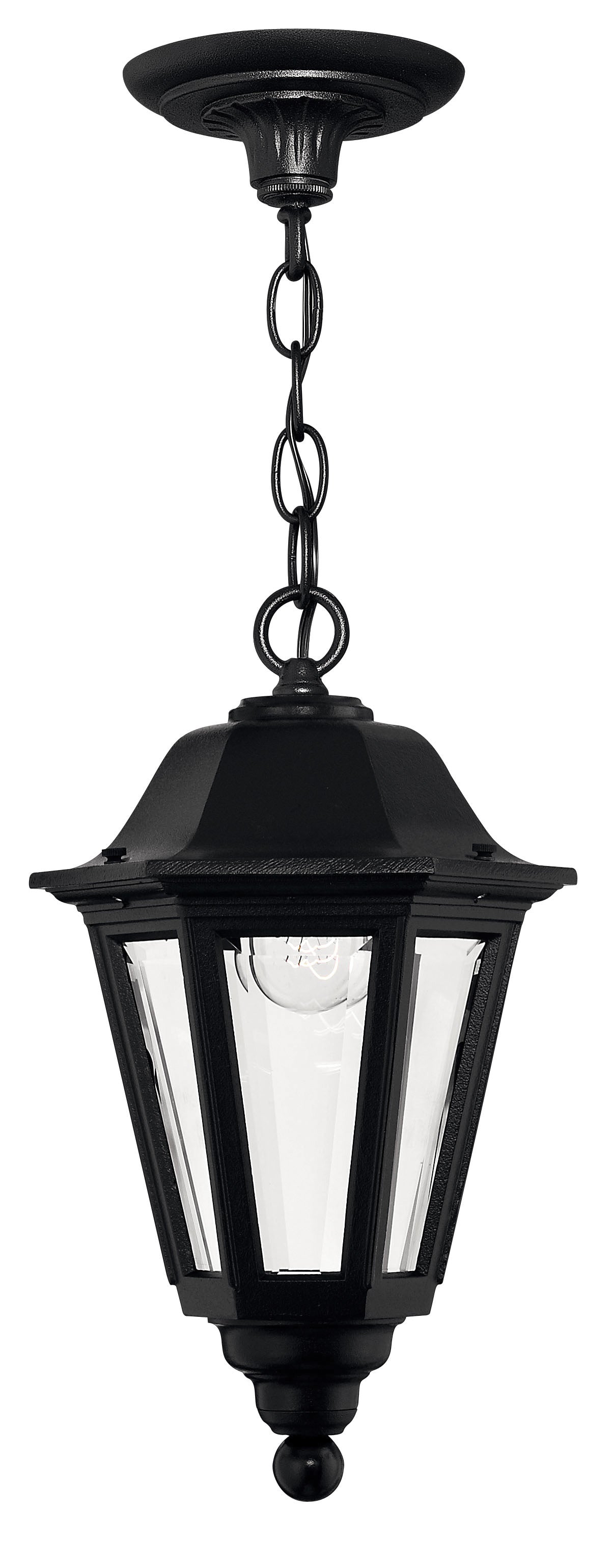 MANOR HOUSE Outdoor pendant Black - 1412BK | HINKLEY