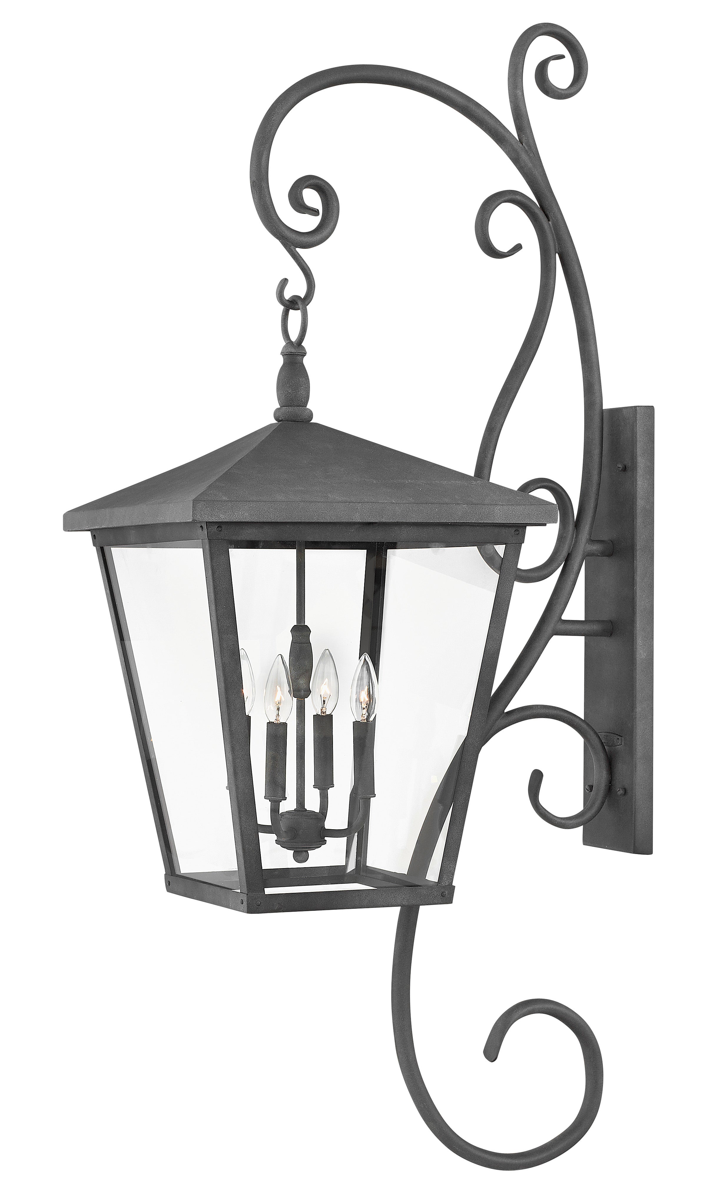 TRELLIS Outdoor sconce Black - 1439DZ | HINKLEY