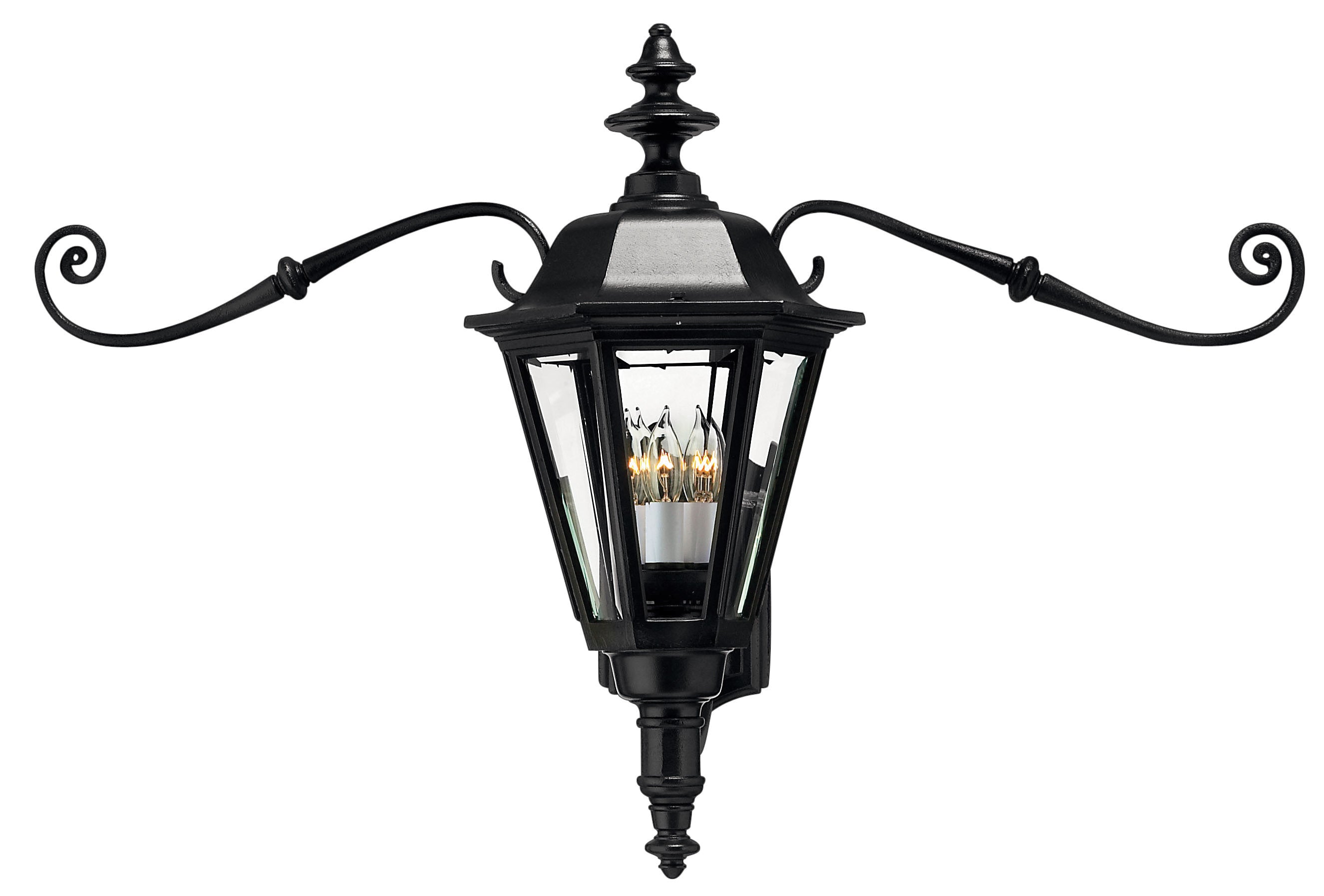 MANOR HOUSE Outdoor sconce Black - 1445BK | HINKLEY