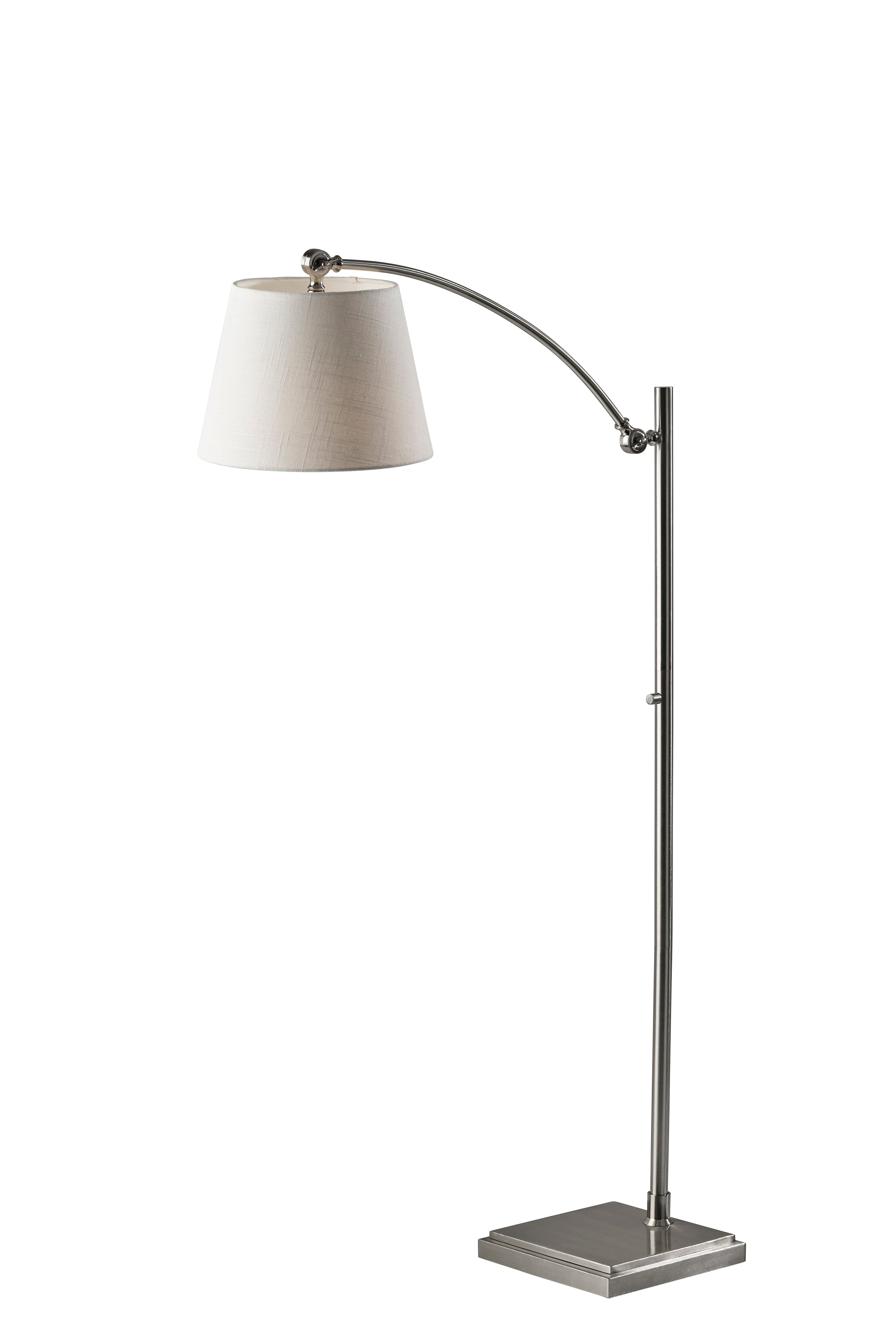 YORK Lampe sur pied Nickel - 1529-22 | ADESSO