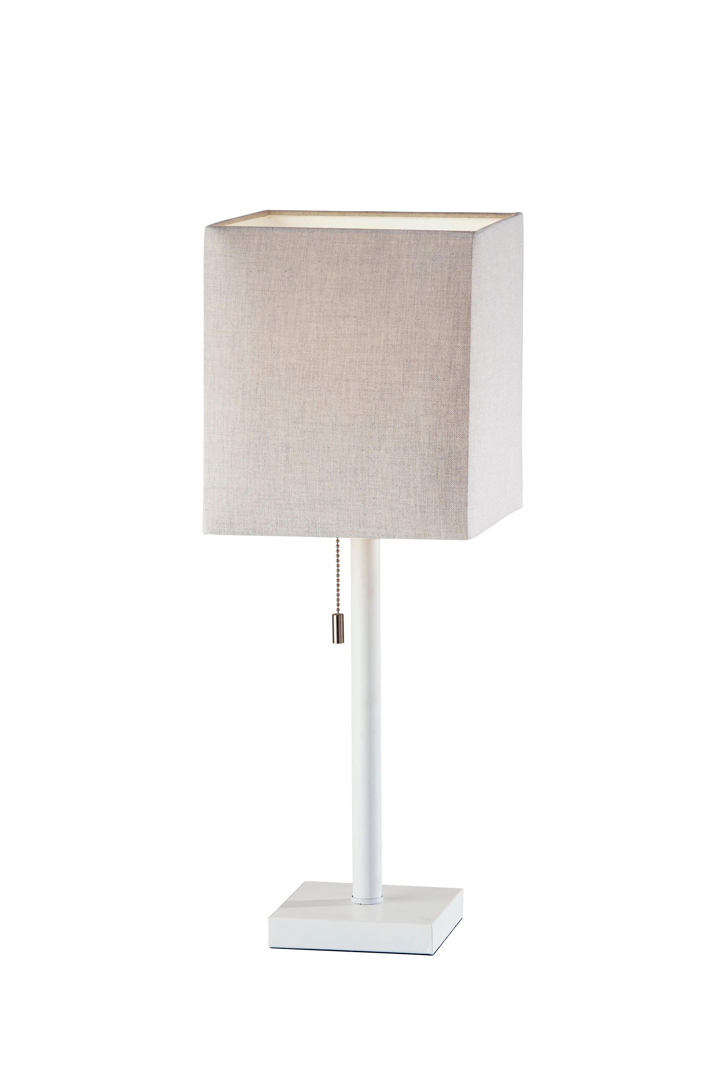 ESTELLE Lampe sur table Blanc - 1566-02 | ADESSO