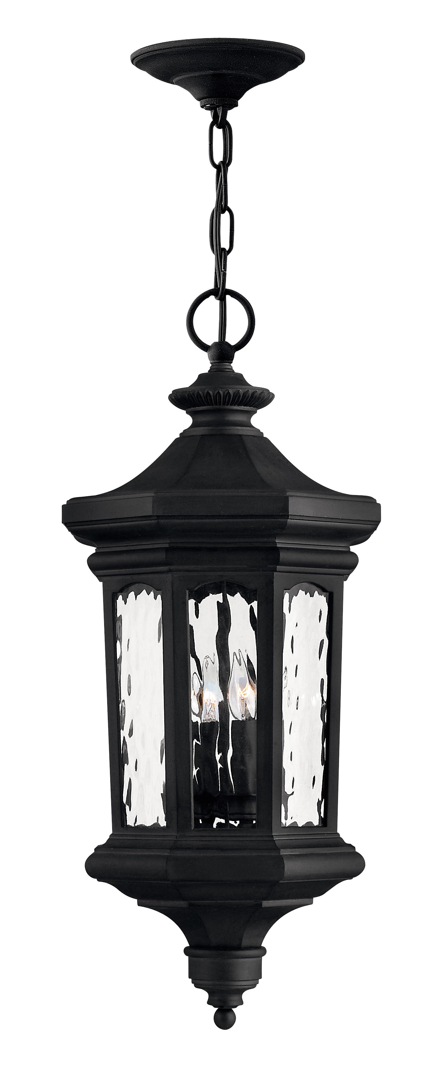 RALEY Outdoor pendant Black - 1602MB-LL | HINKLEY