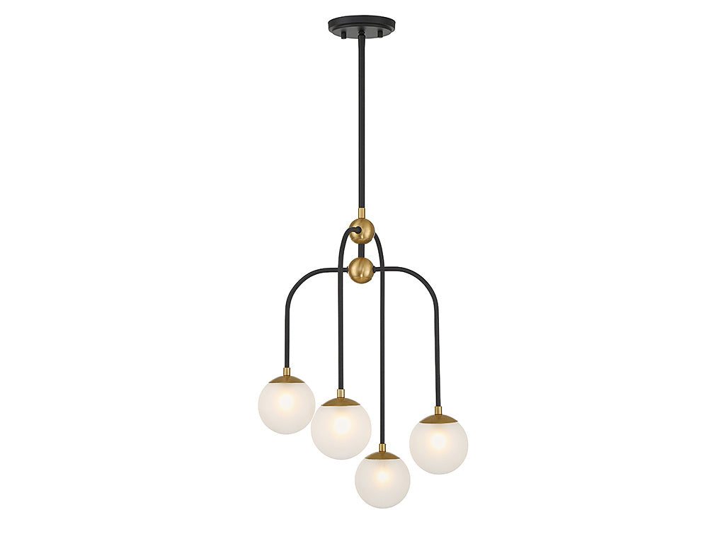COUPLET Chandelier Noir - 1-6697-4-143 | SAVOY HOUSE