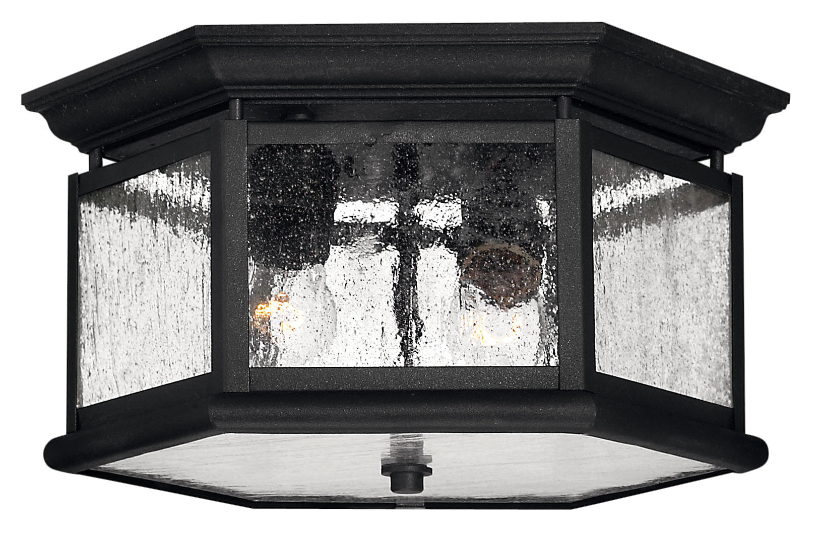 EDGEWATER Outdoor flush mount Black - 1683BK | HINKLEY