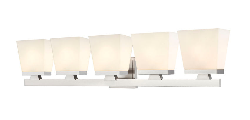 ASTOR Murale salle de bain Nickel - 1937-5V-BN | Z-LITE