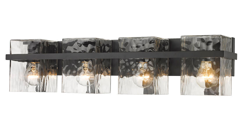 BENNINGTON Murale salle de bain Noir - 1938-4V-MB | Z-LITE