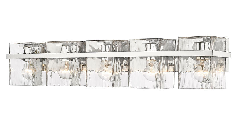 BENNINGTON Bathroom wall sconce Chrome - 1938-5V-CH | Z-LITE