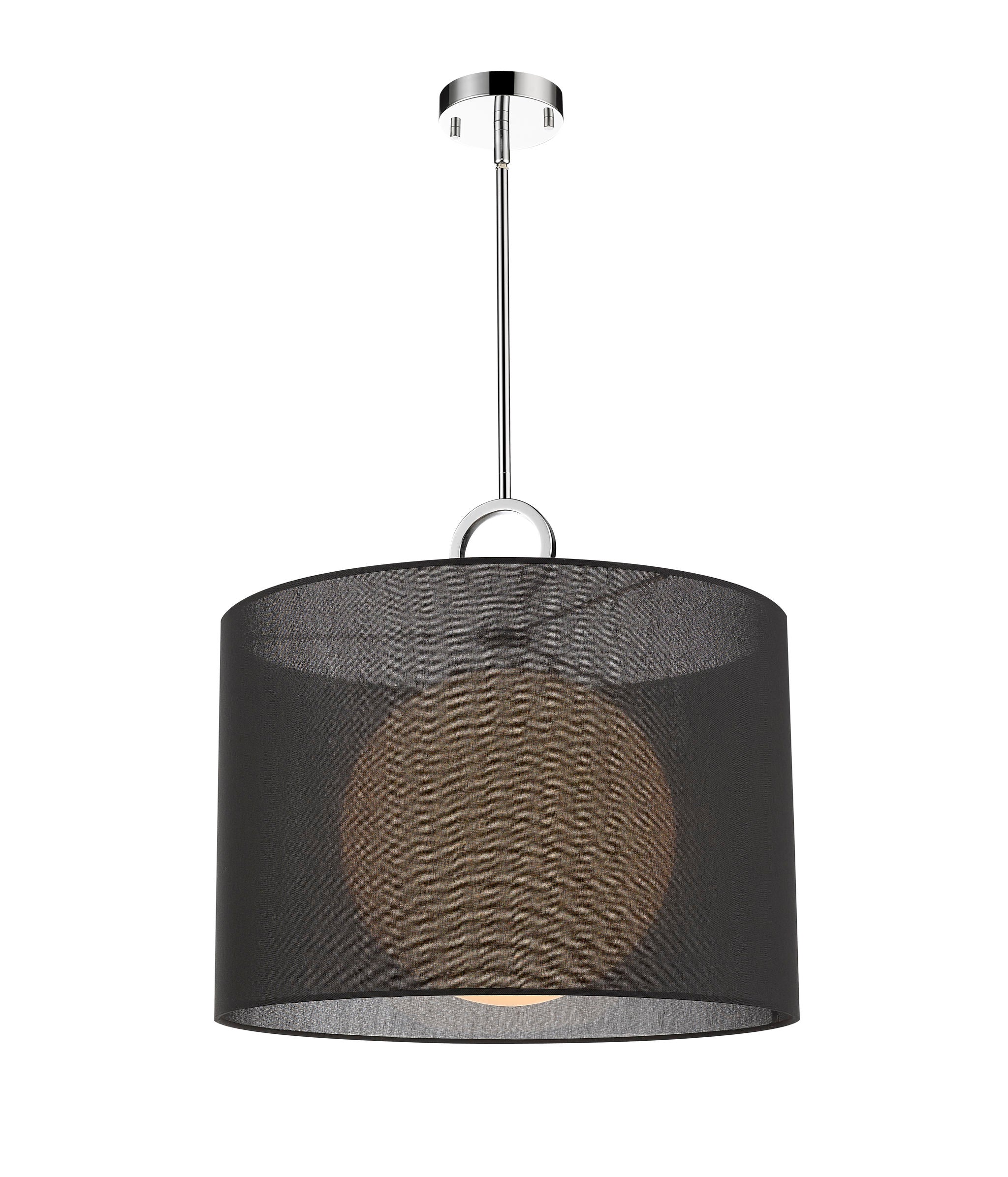 AROSIA Suspension Chrome, Noir - 194-20BK-C | Z-LITE