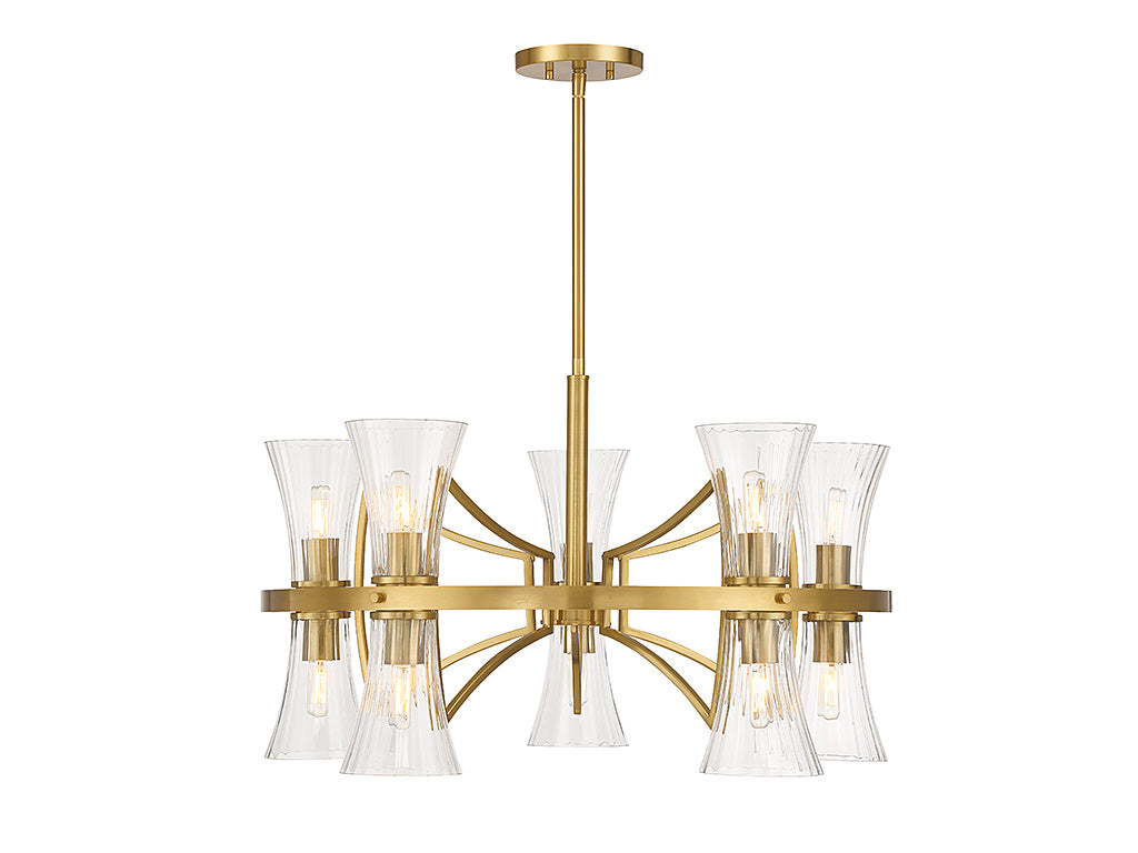 BENNINGTON Chandelier Or - 1-9704-10-322 | SAVOYS