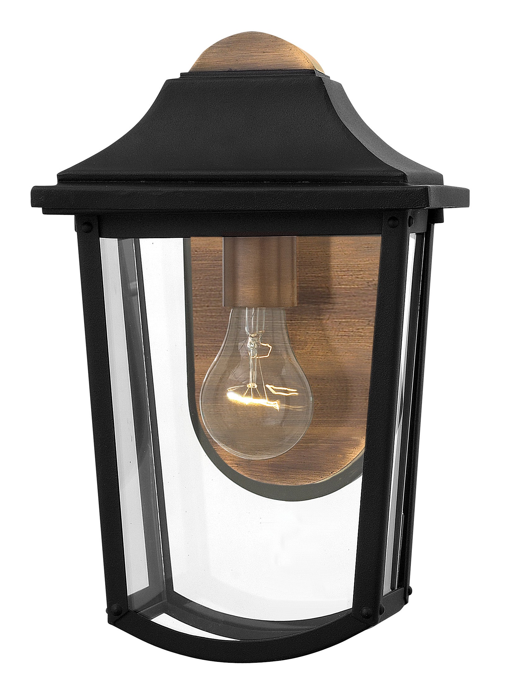 BURTON Outdoor sconce Black - 1970BK | HINKLEY