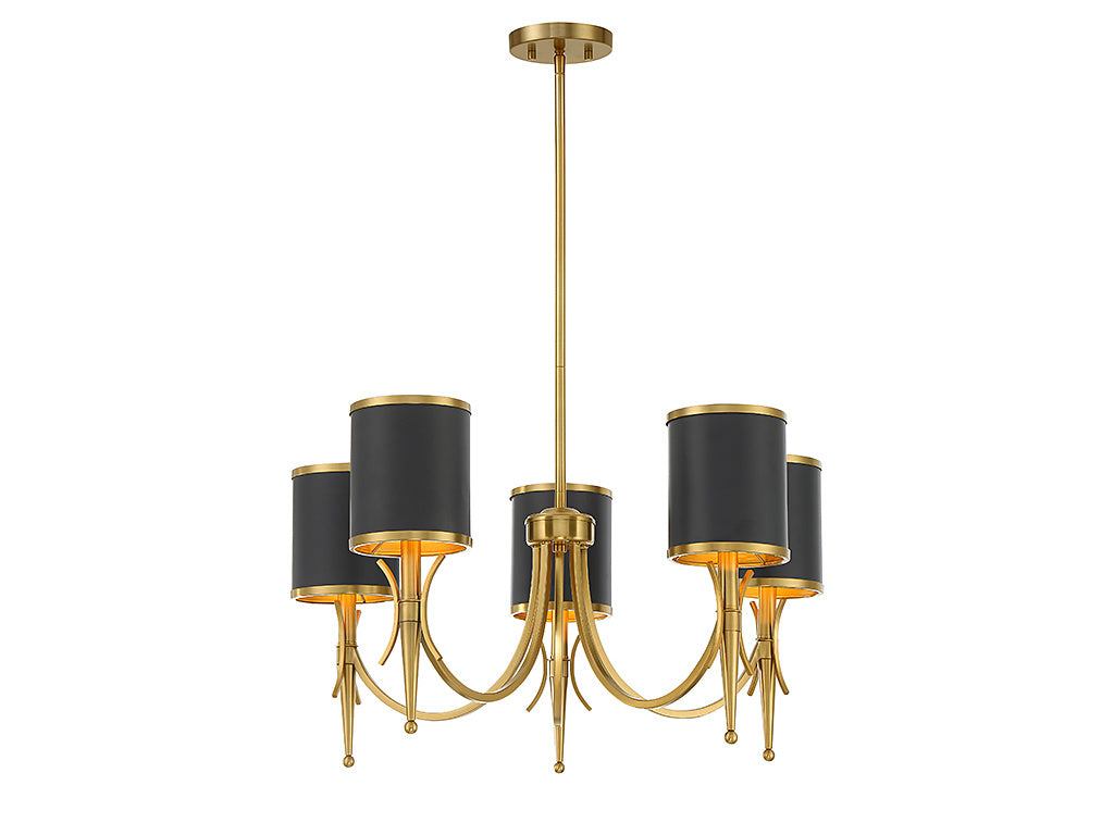 QUINCY Chandelier Noir - 1-9945-5-143 | SAVOY HOUSE