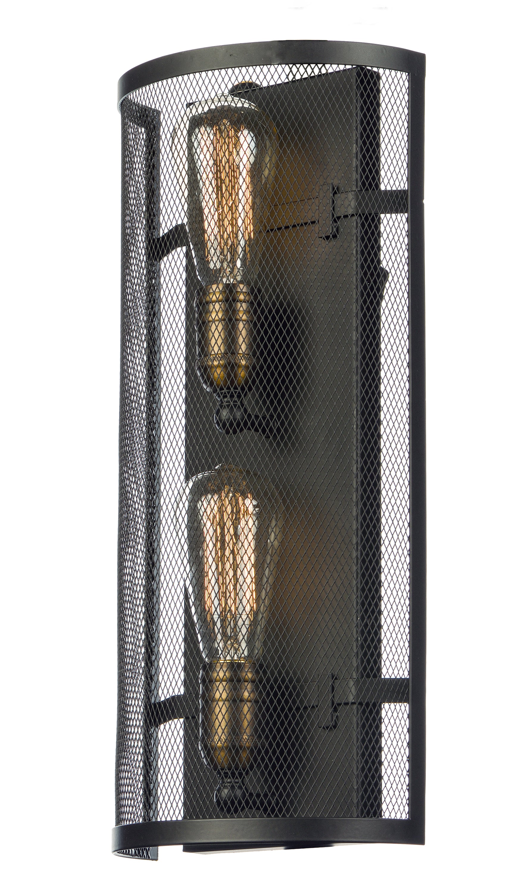 PALLADIUM Sconce Black, Gold - 20119BKNAB | MAXIM/ET2