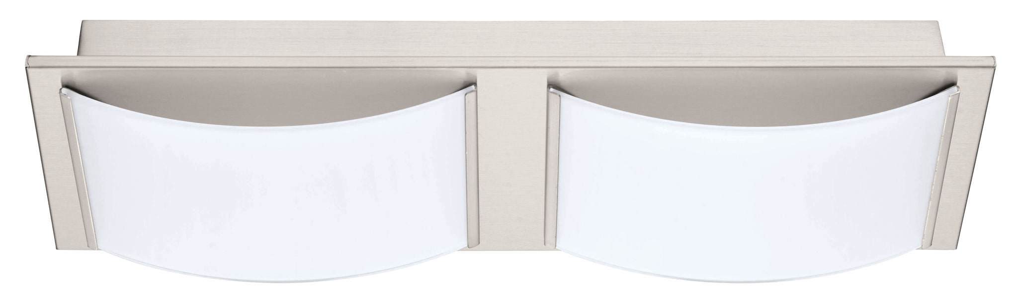 Wasao Flush mount Stainless steel INTEGRATED LED - 201468A | EGLO