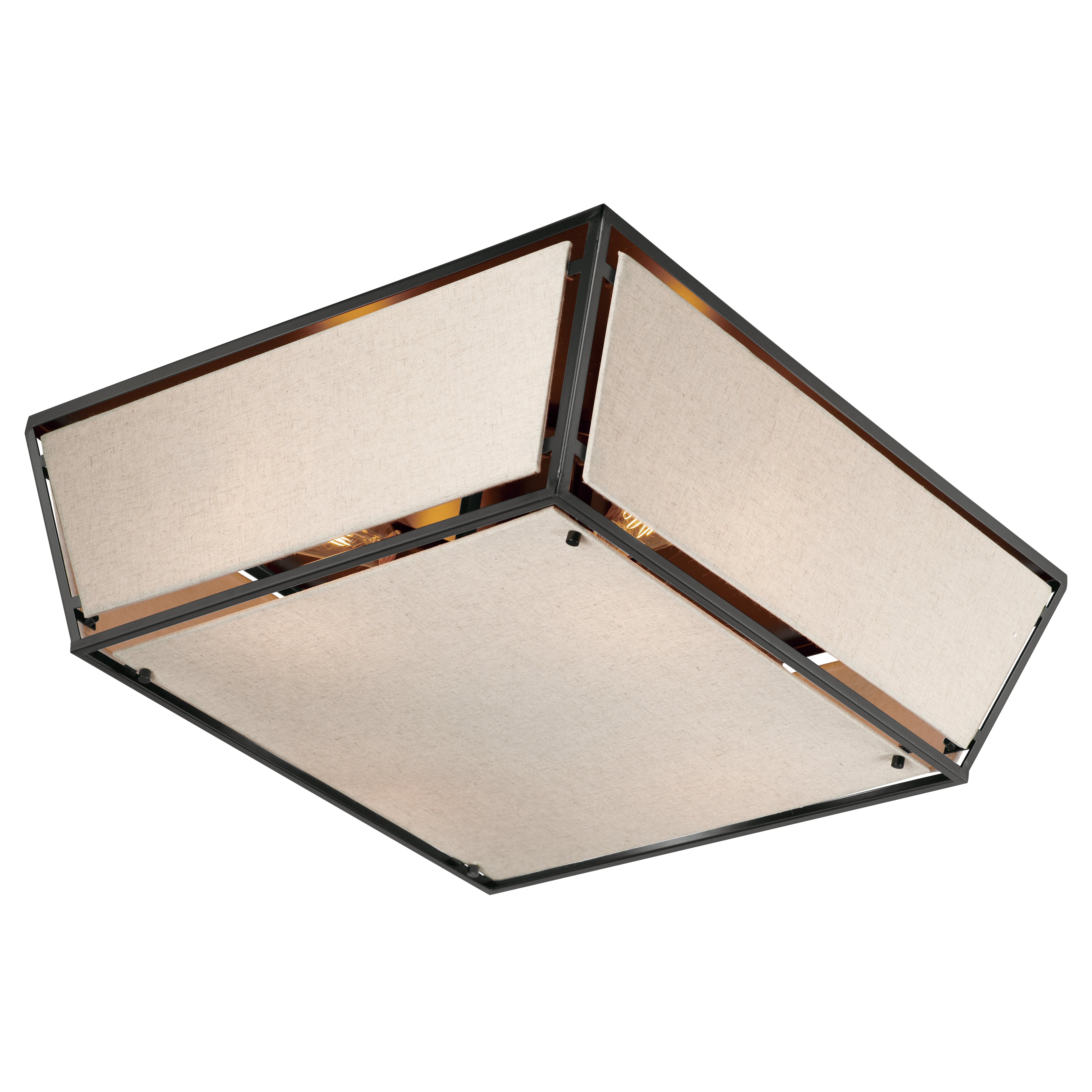 MONTAUK Flush mount Black - 20260FTCVBK | MAXIM/ET2