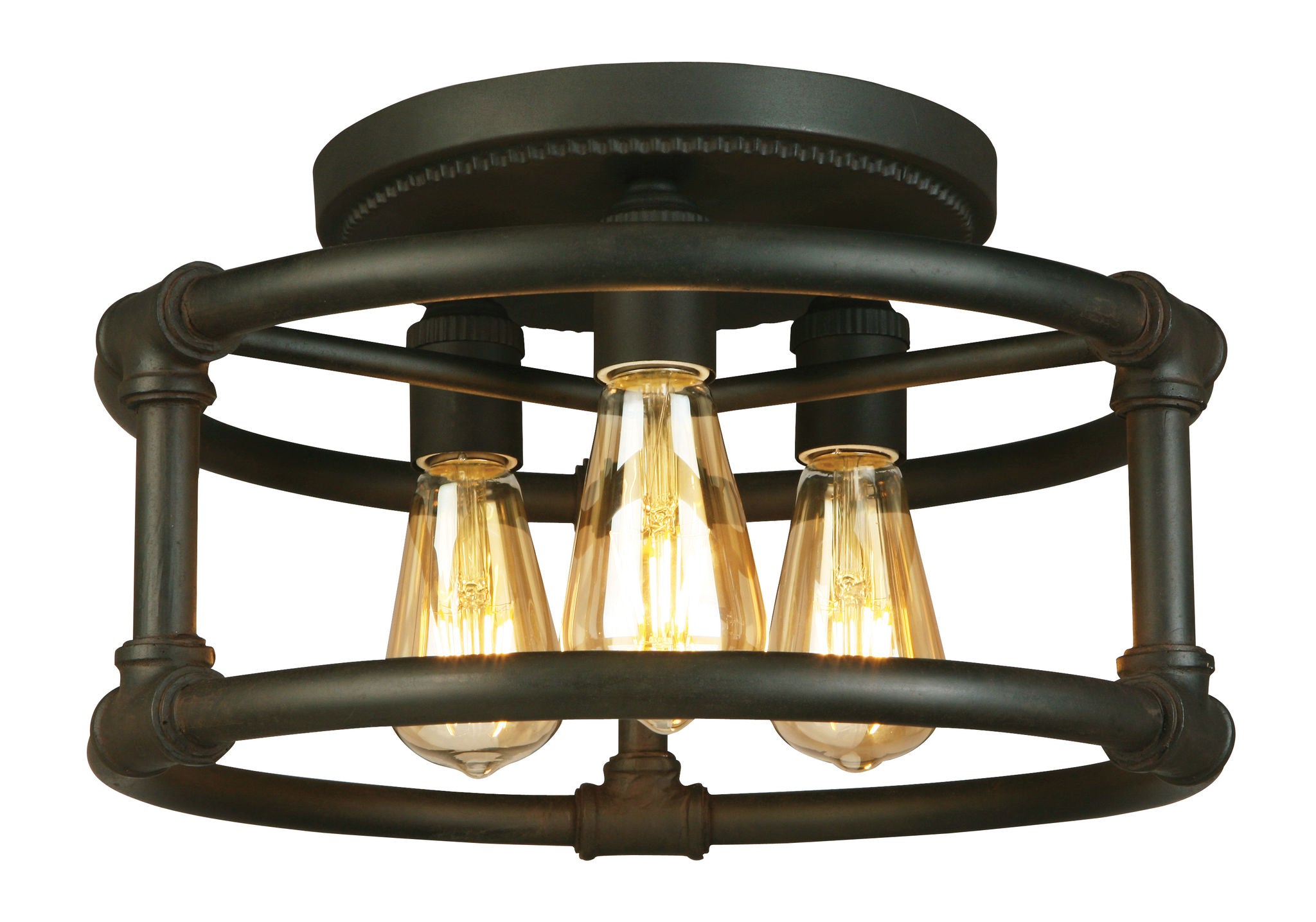 Wymer Flush mount Bronze - 202849A | EGLO