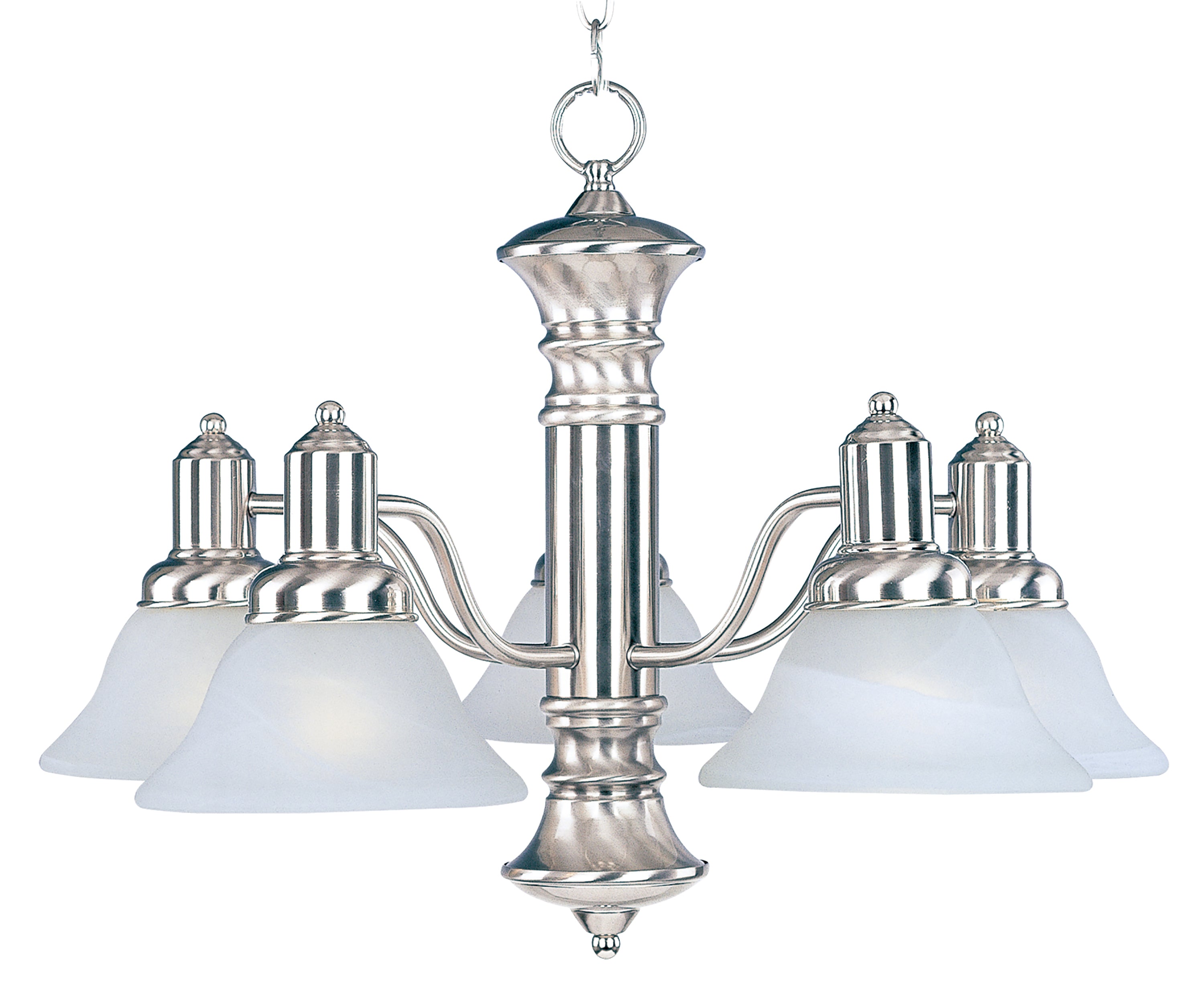 NEWBURG Chandelier Nickel - 20325MRSN | MAXIM/ET2