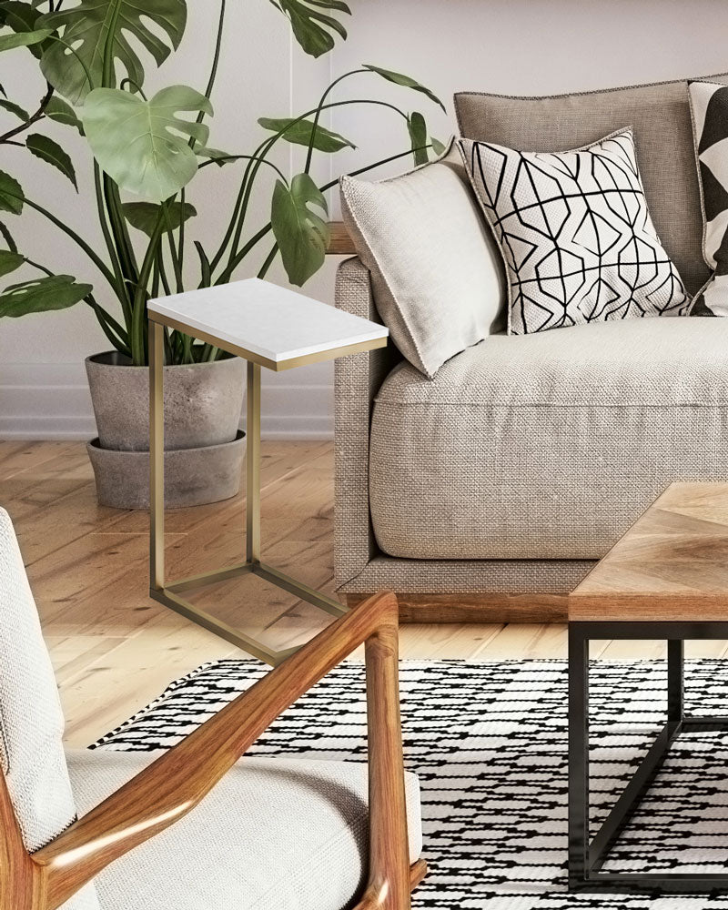 RAYNA Accessoire décoratif Or, Blanc - 203596-01 | CANARM