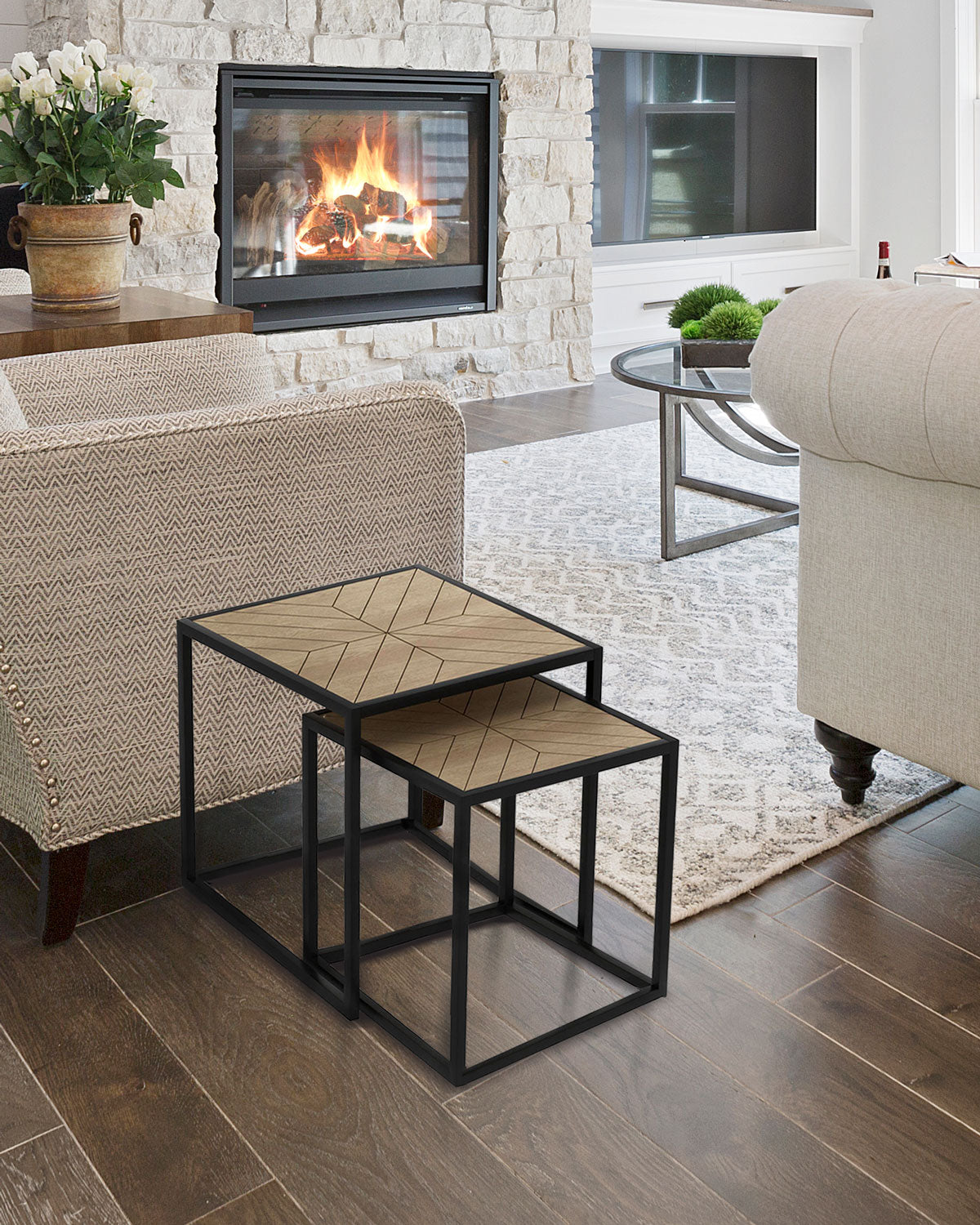 BIRKETT Accessoire décoratif Brun, Noir - 203601-01 | CANARM