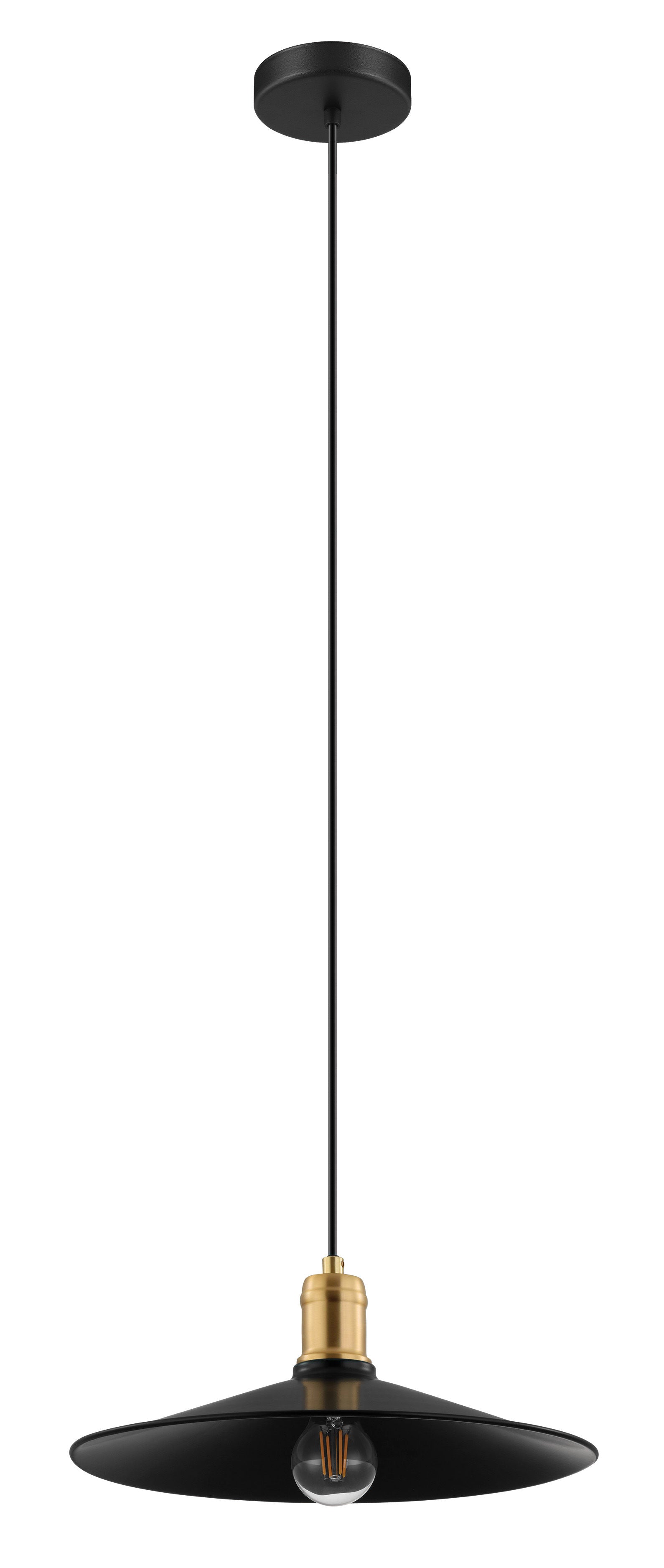 Bridport-P Suspension simple Noir - 204025A | EGLO