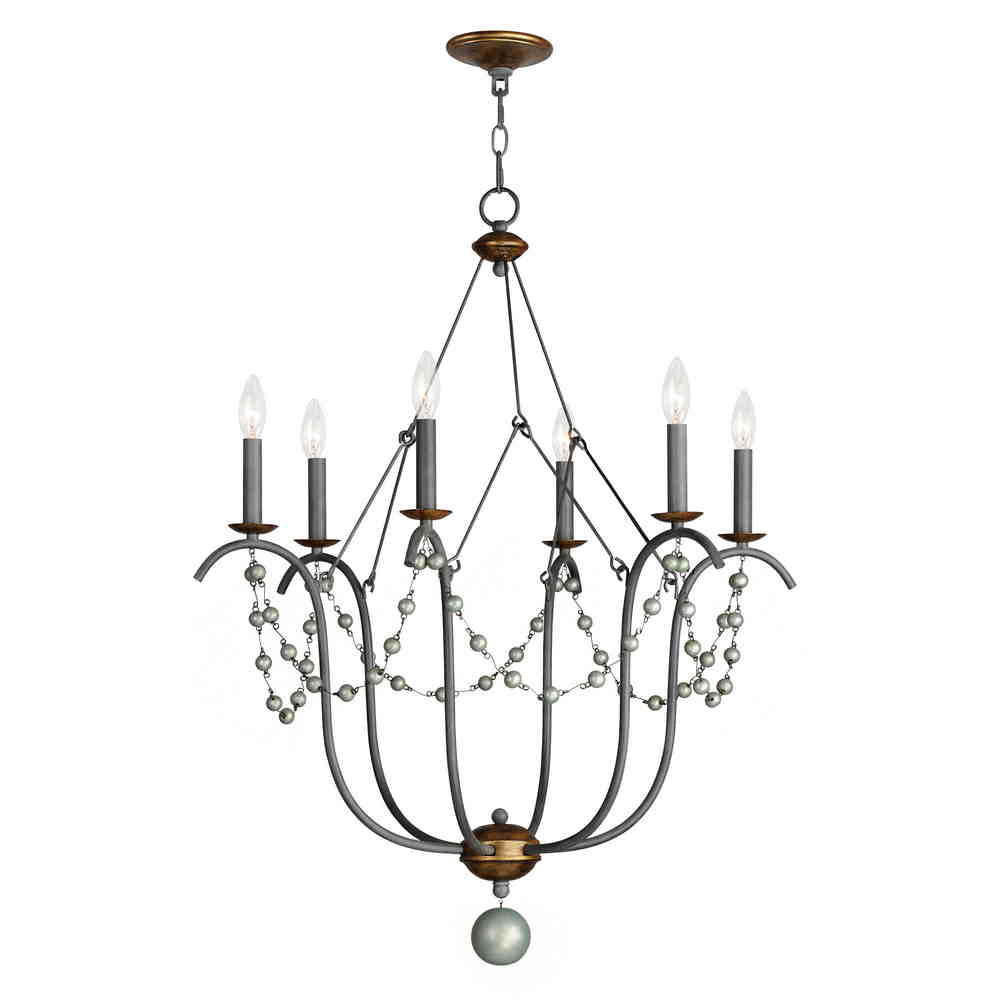 FORMOSA Chandelier Black - 20486GN | MAXIM/ET3