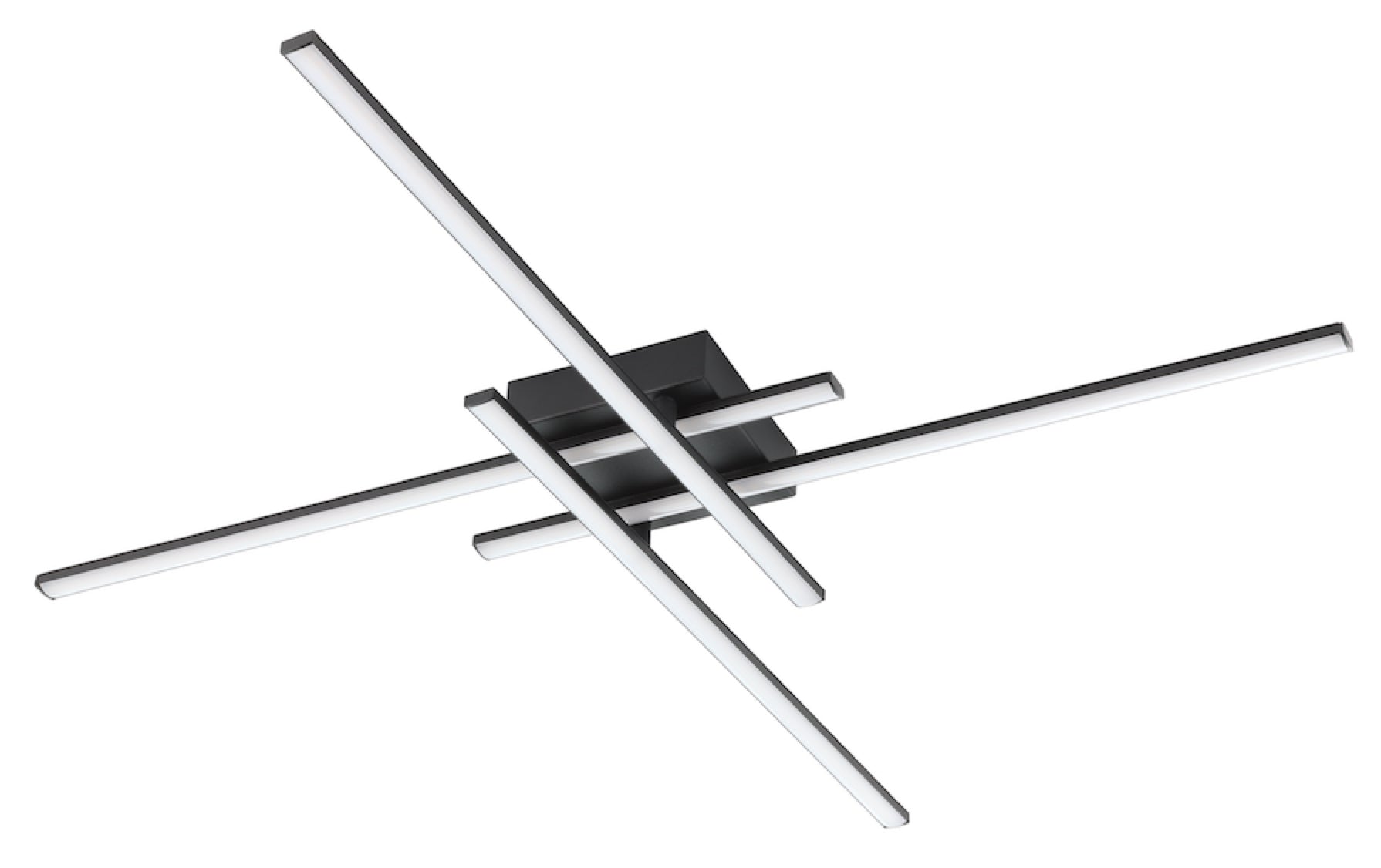 LAPIZ Flush mount Black INTEGRATED LED - 205754A | EGLO