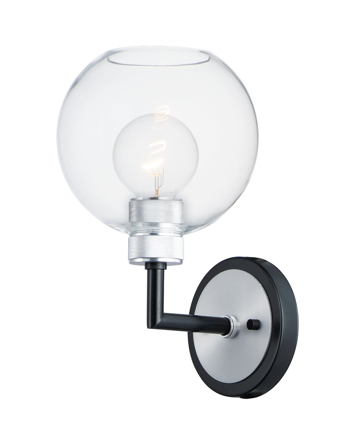 VESSEL Murale salle de bain Noir, Nickel - 21611CLBKAL | MAXIM/ET2