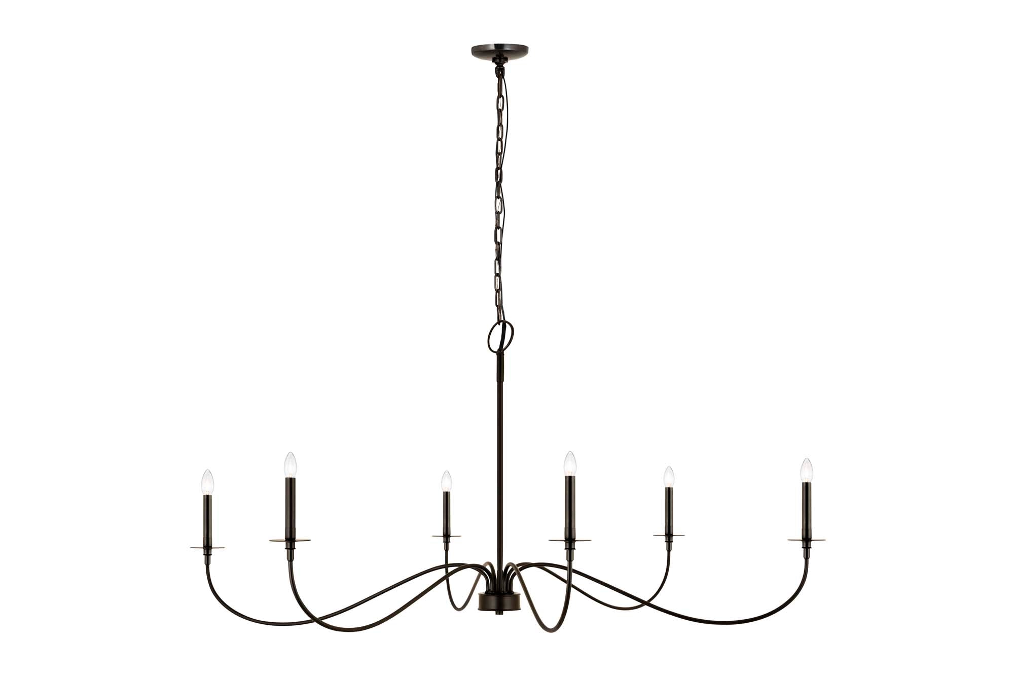 ARRINGTON Chandelier Noir - 2301-63MB | Z-LITE