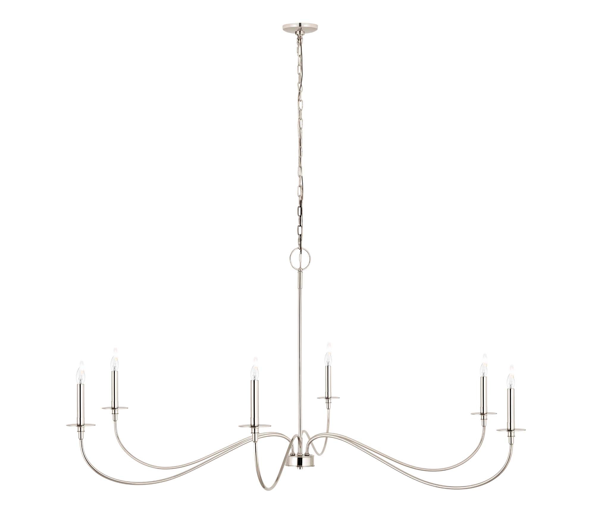 ARRINGTON Chandelier Nickel - 2301-63PN | Z-LITE